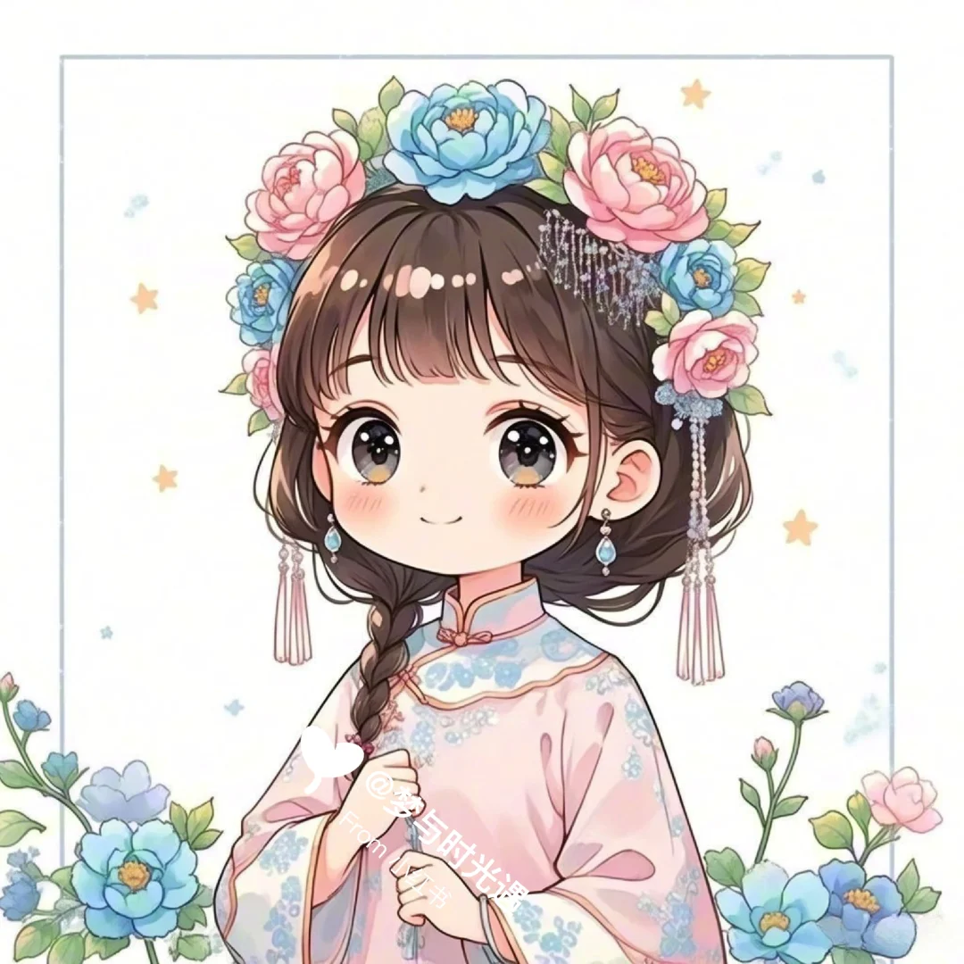 簪花美少女