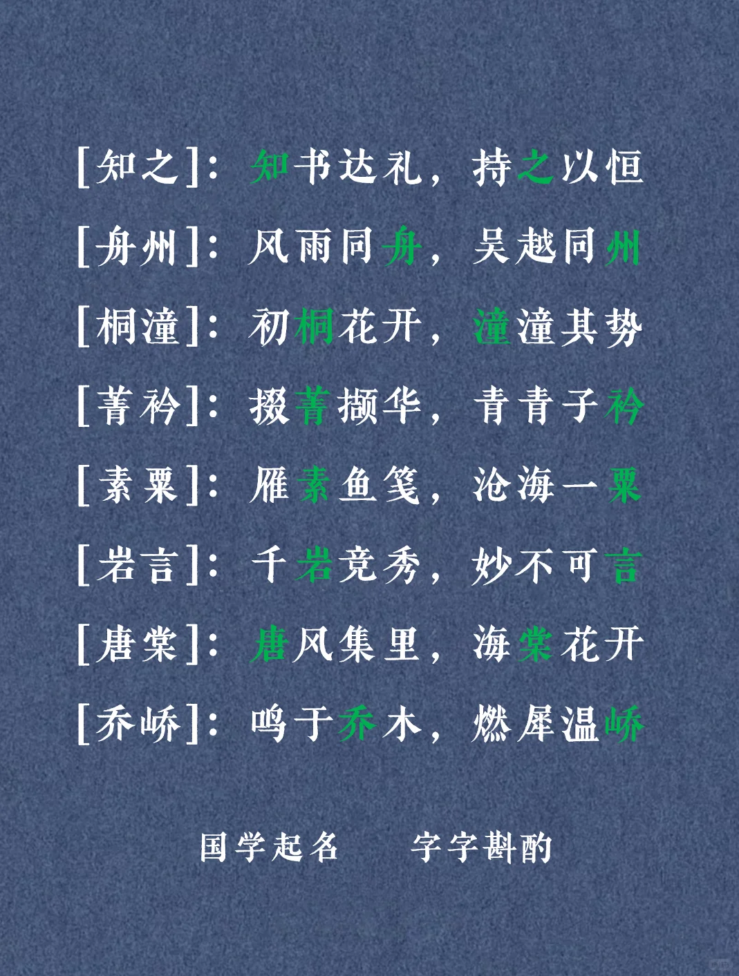 叠音不叠字的惊艳女孩名，越念越好听