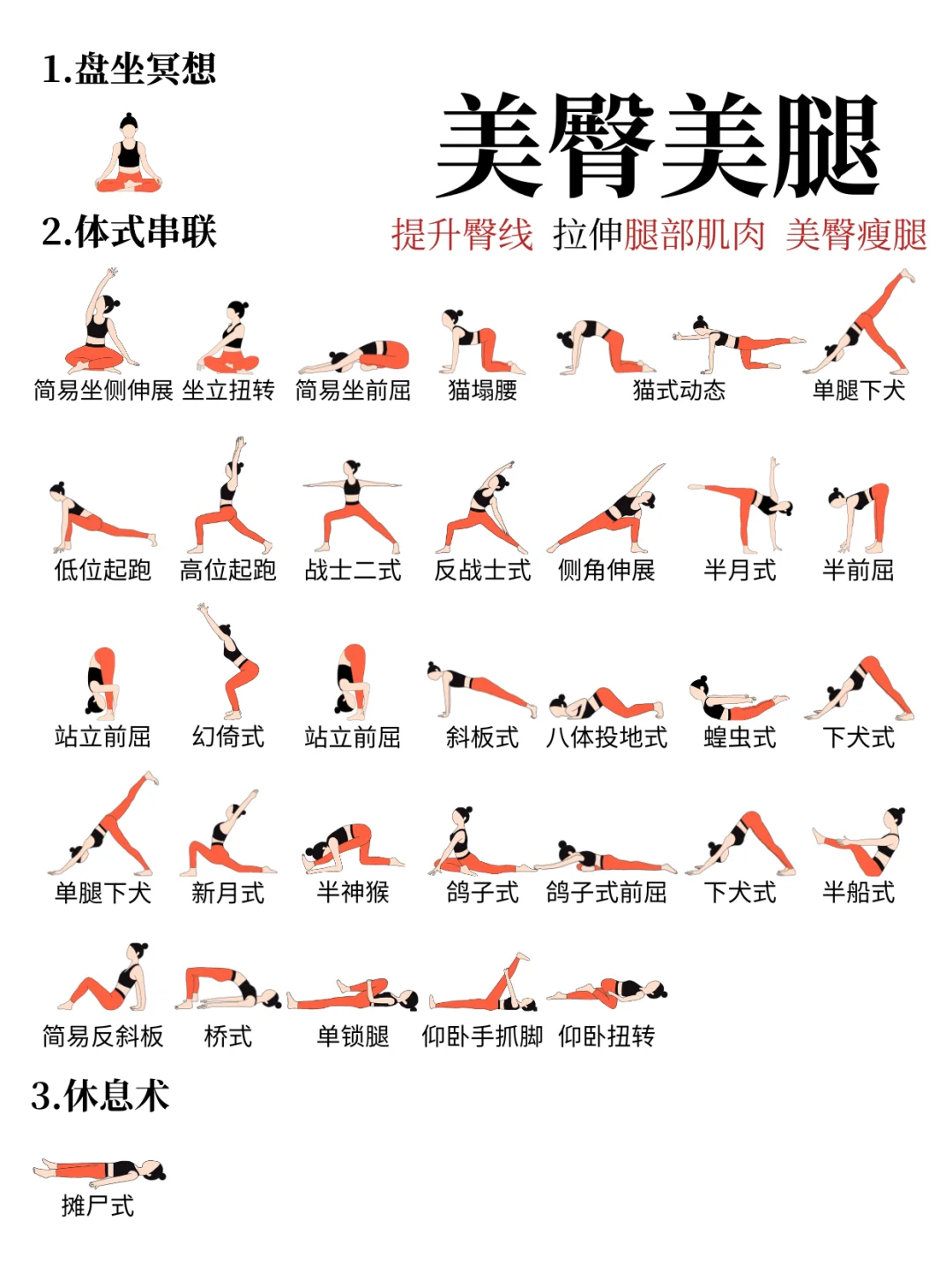 分享瑜伽老师们都在用的1️⃣8️⃣套排课