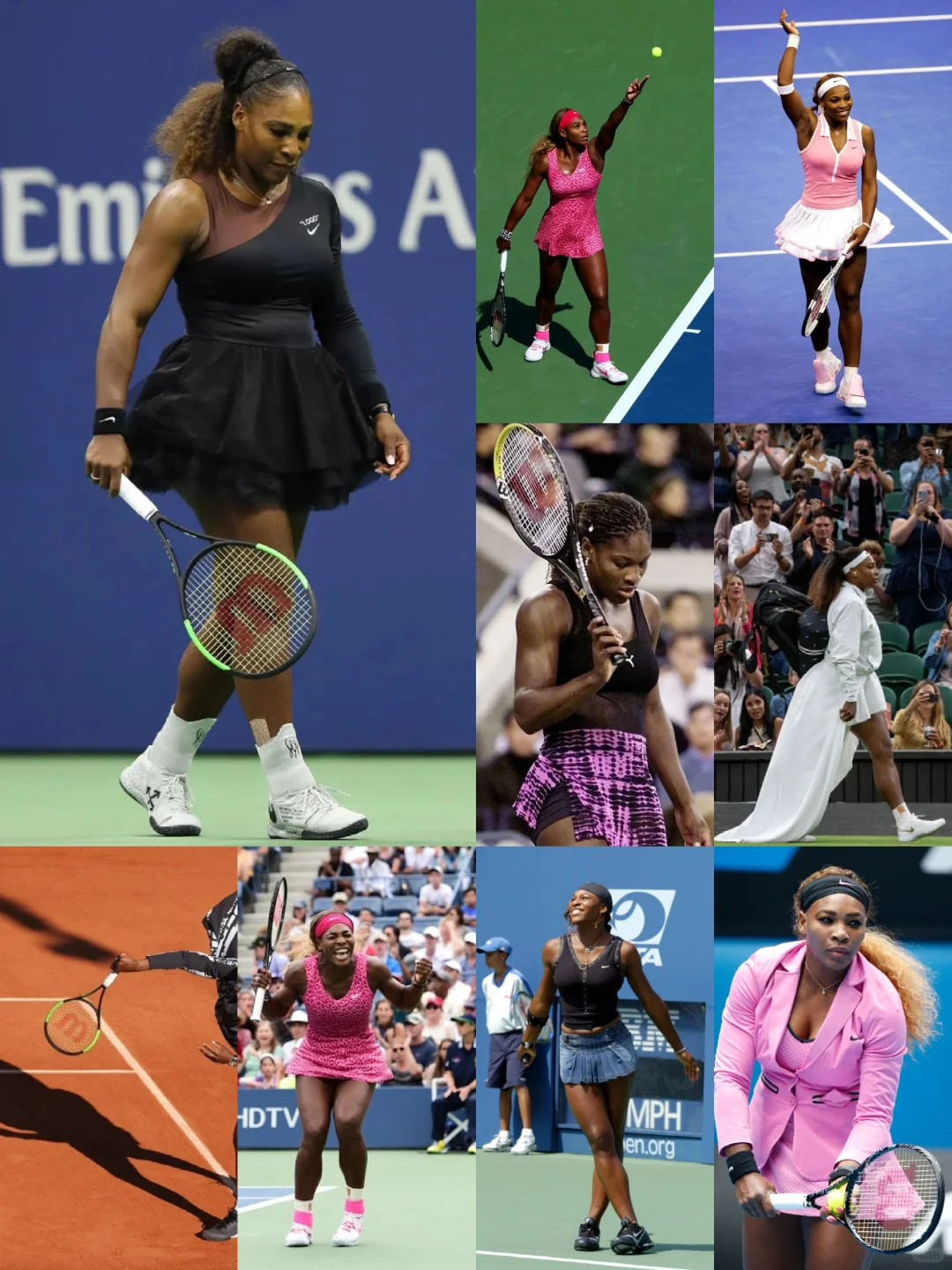 网球女神Serena Williams20年赛场战袍美学