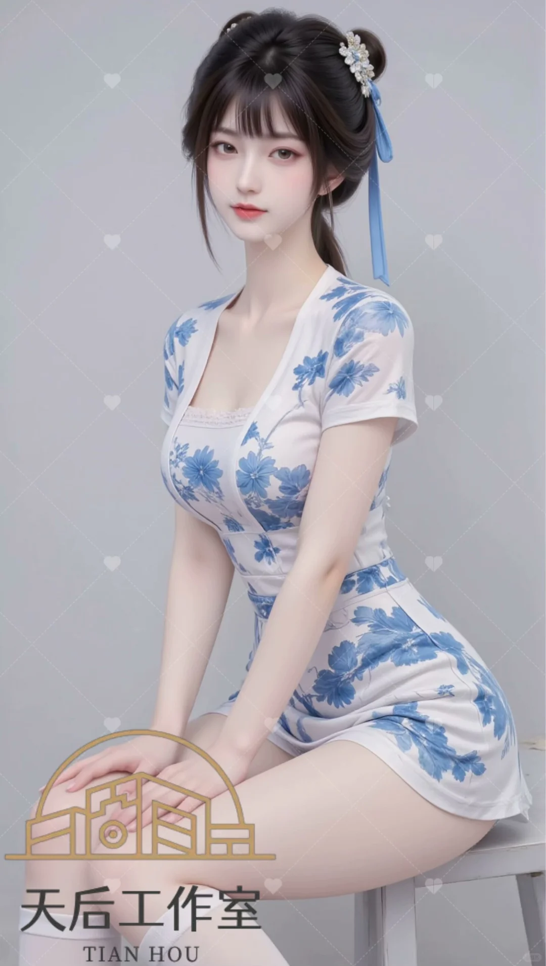 青花瓷美女来了