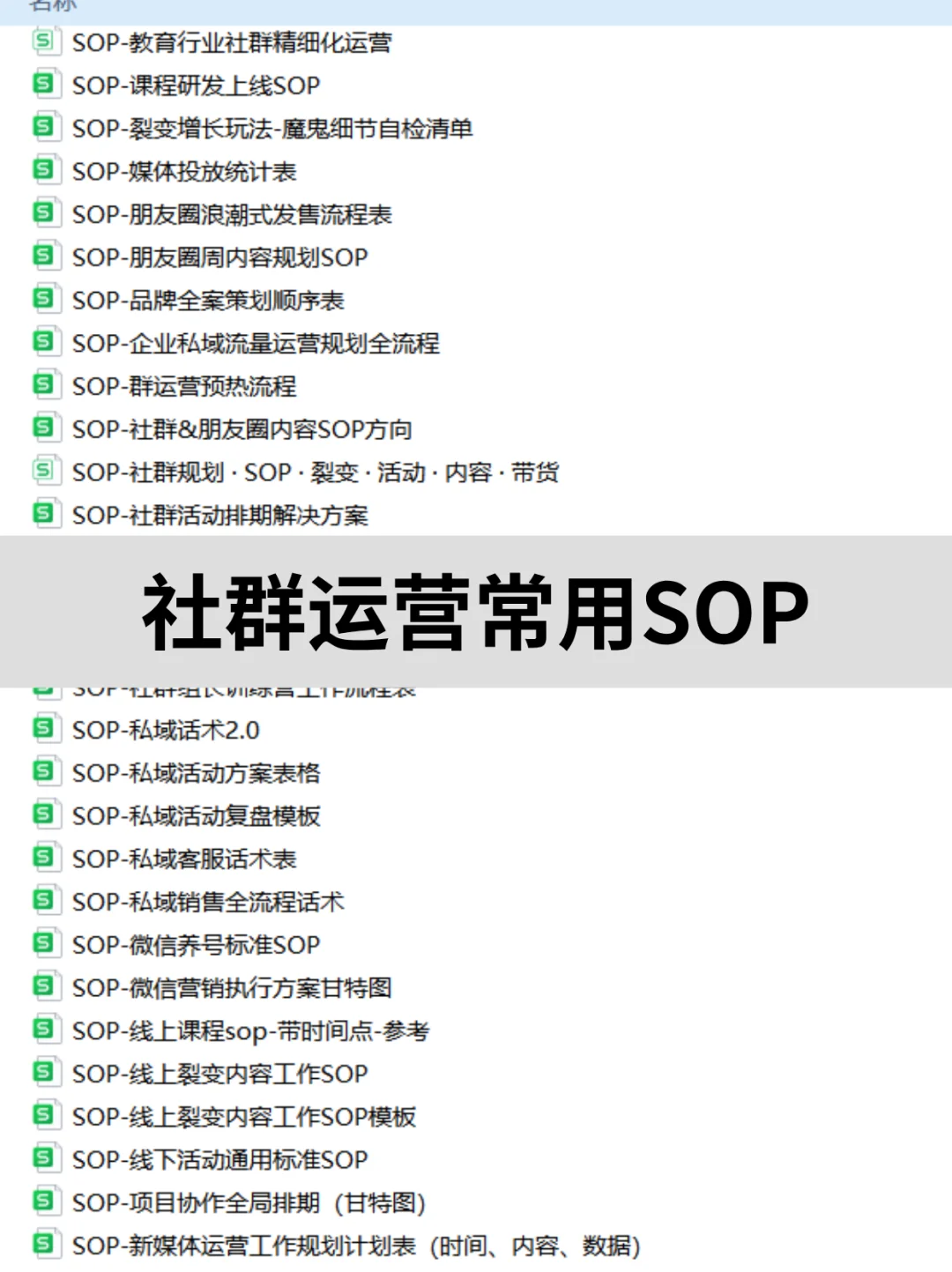 ?震惊500+私域运营SOP❗竟然能如此详细