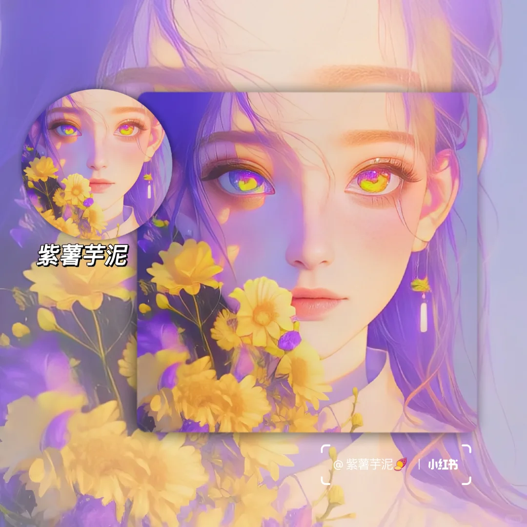 唯美油画风格‖精致女头像 这画绝了