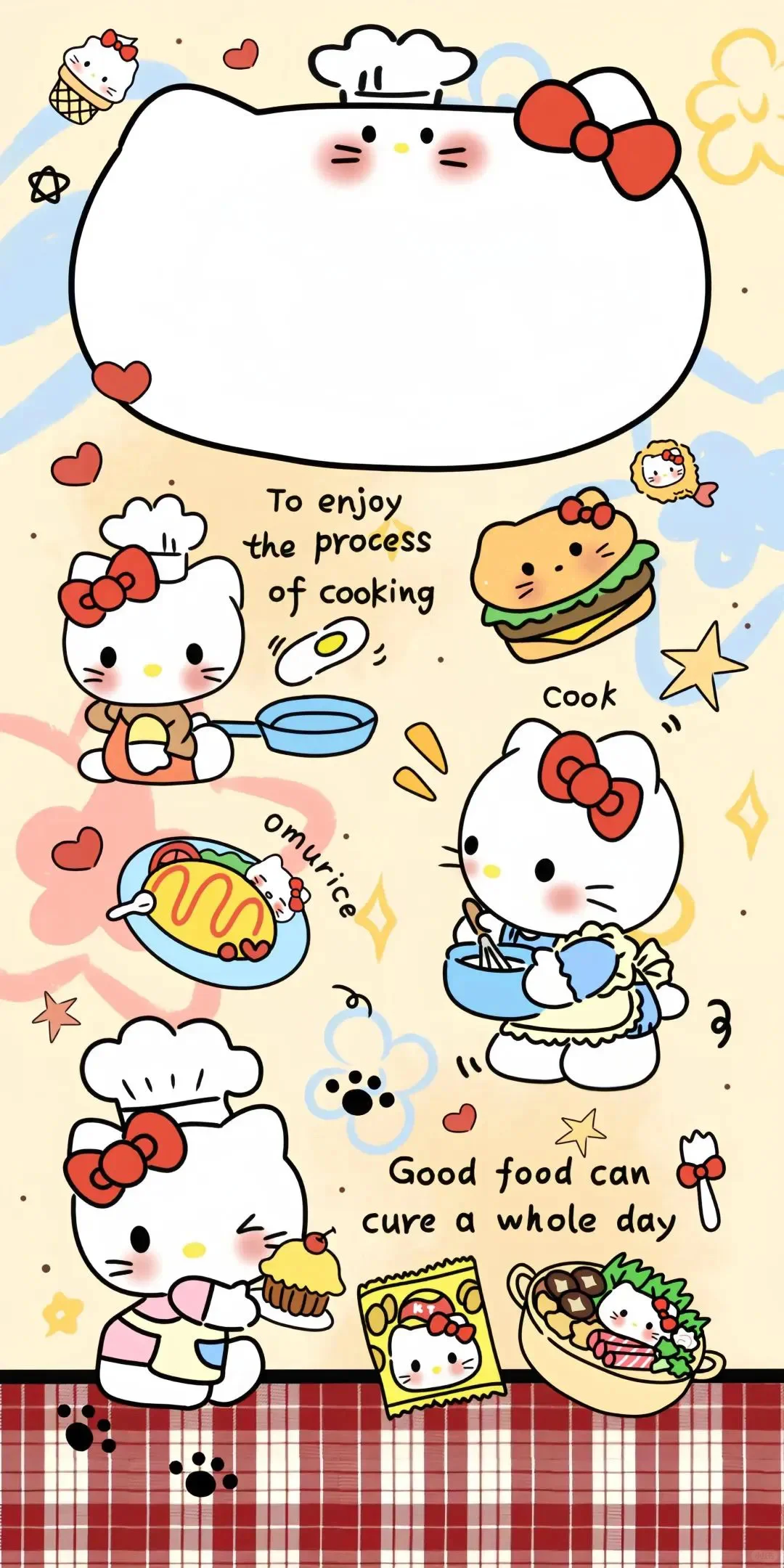 Hello Kitty 发财壁纸套装