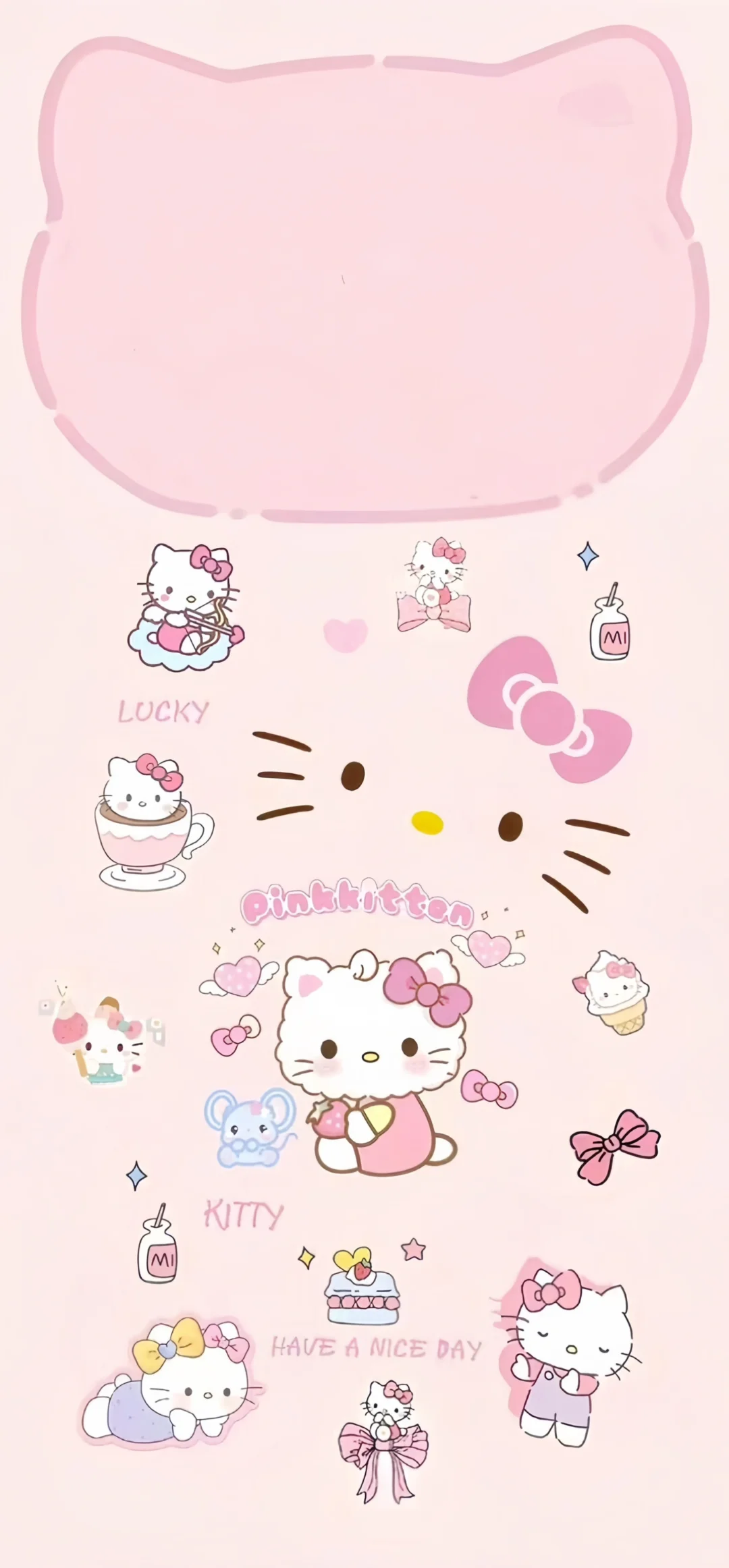 可爱hello kitty壁纸?太爱啦?