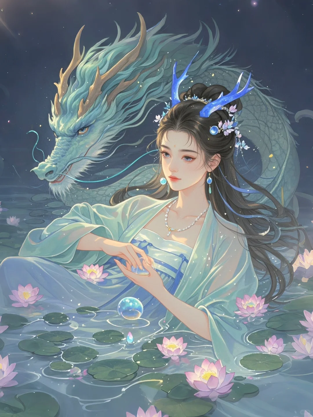 神话系列 | 龙女，大荒第一美人～