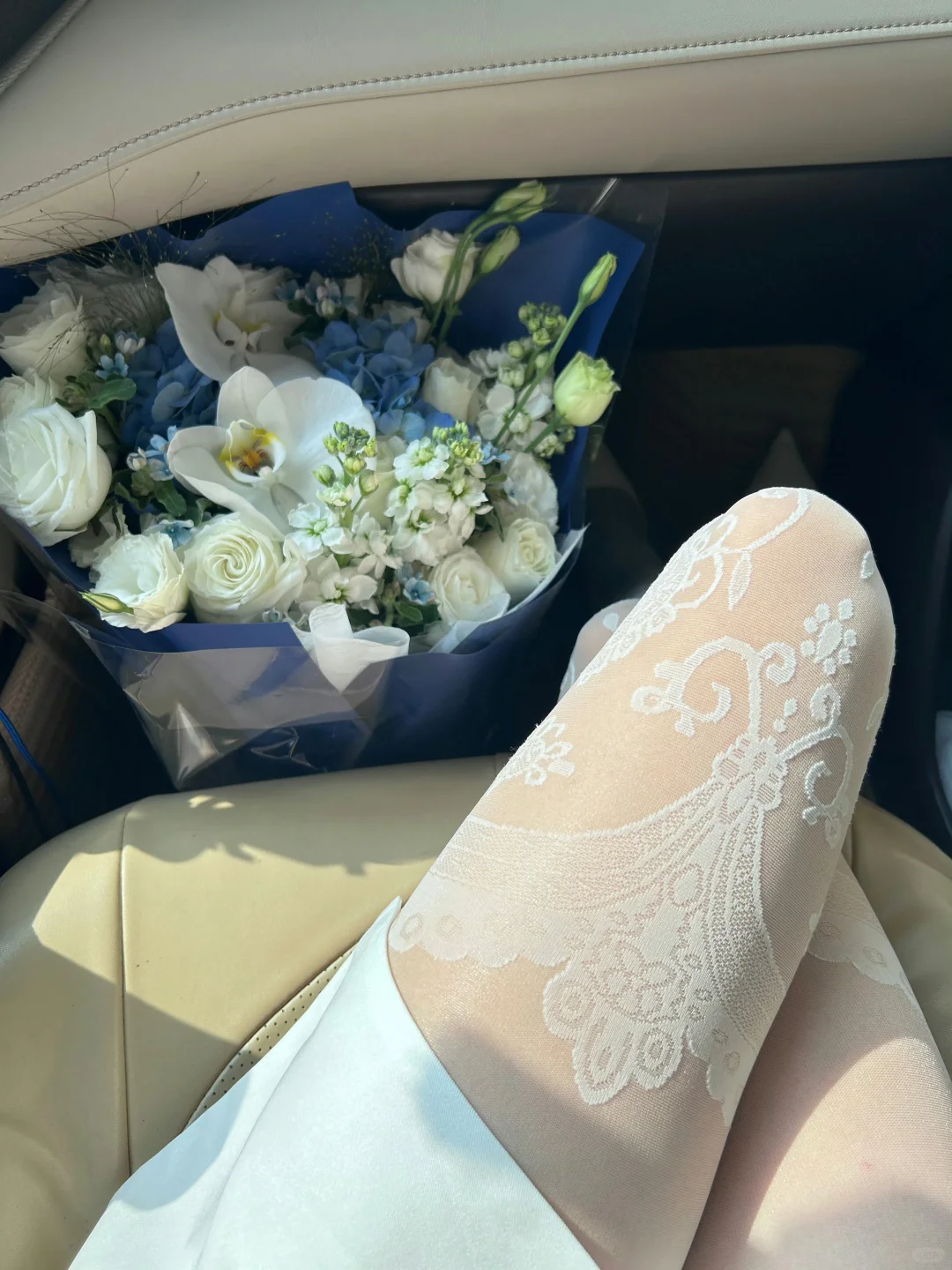 花纹白丝｜温柔又高级，仙女必备单品！