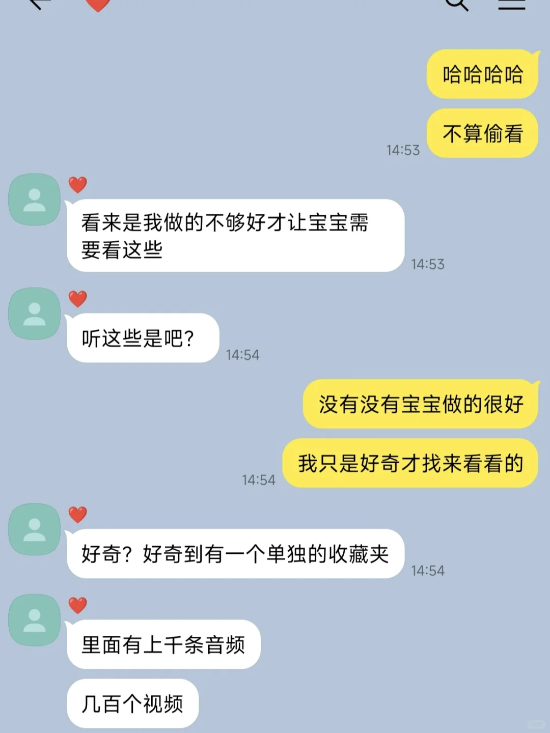 收藏的女性向被男友发现了