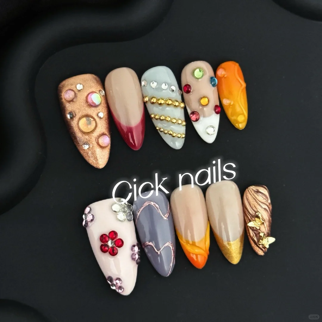 西域风情 Press on nails