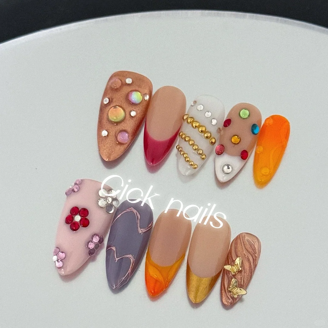 西域风情 Press on nails