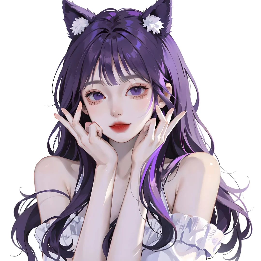 宝藏女头 | 猫猫魅惑紫