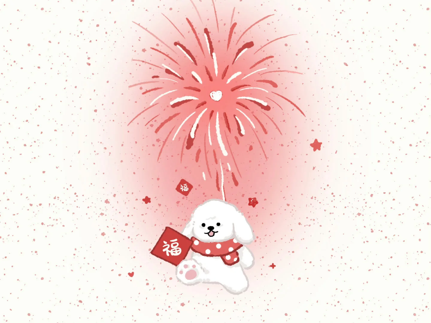 iPad壁纸｜新年烟花壁纸