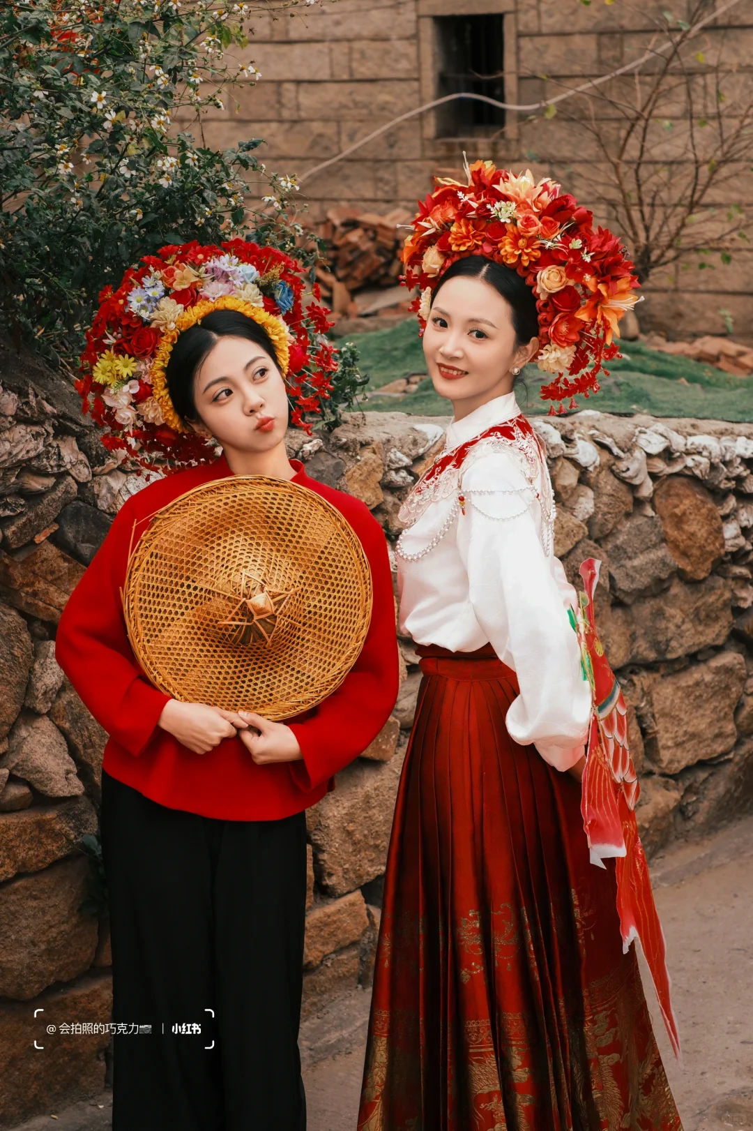 簪花渔女造型 真的太美啦❗️