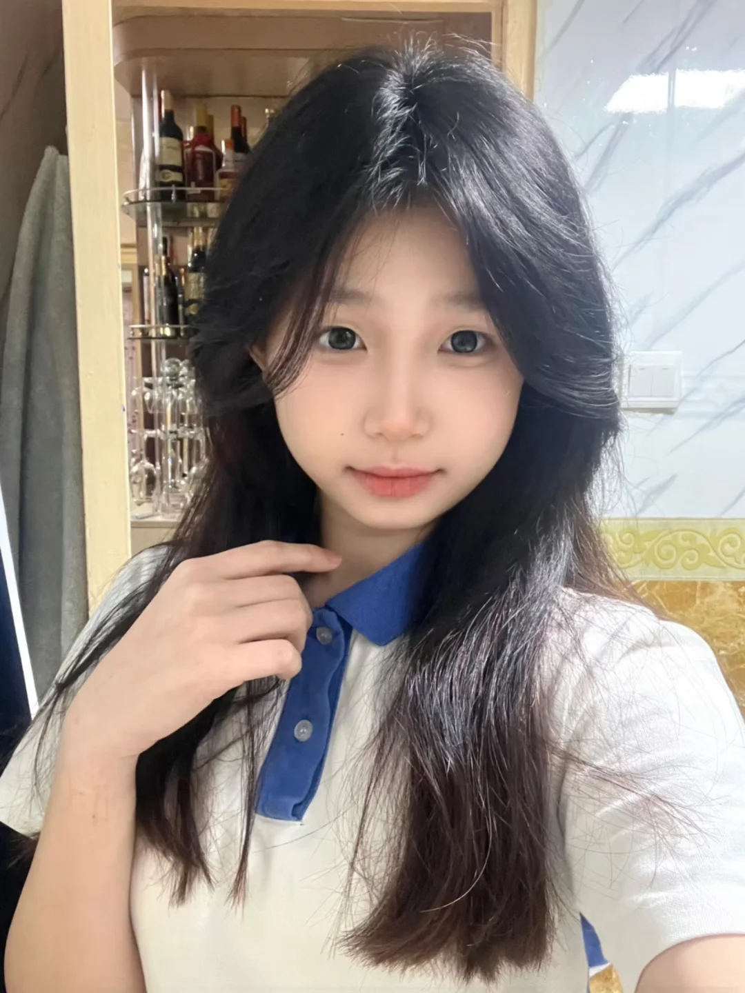 06女高｜高颅顶丸子头真是青春感的尽头