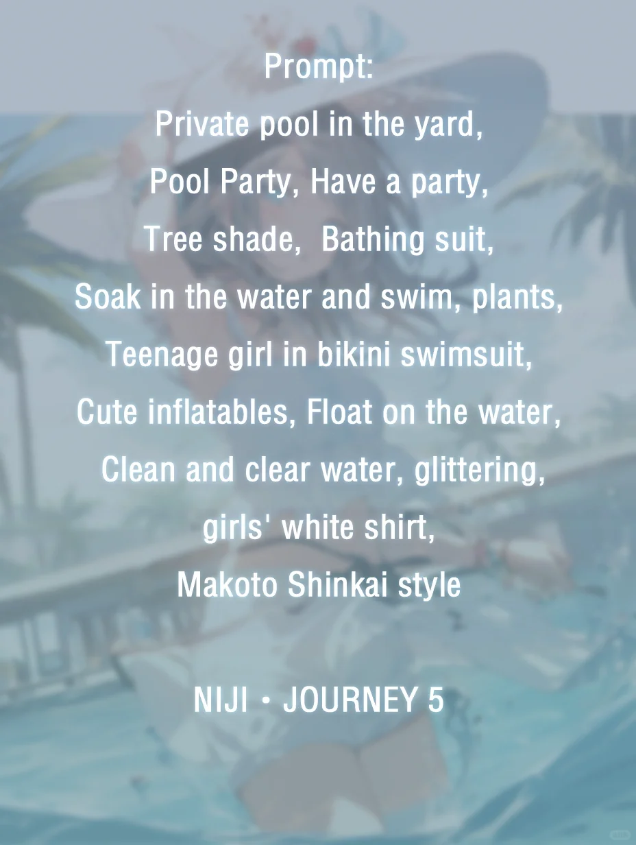 Niji·Journey｜泳池派对