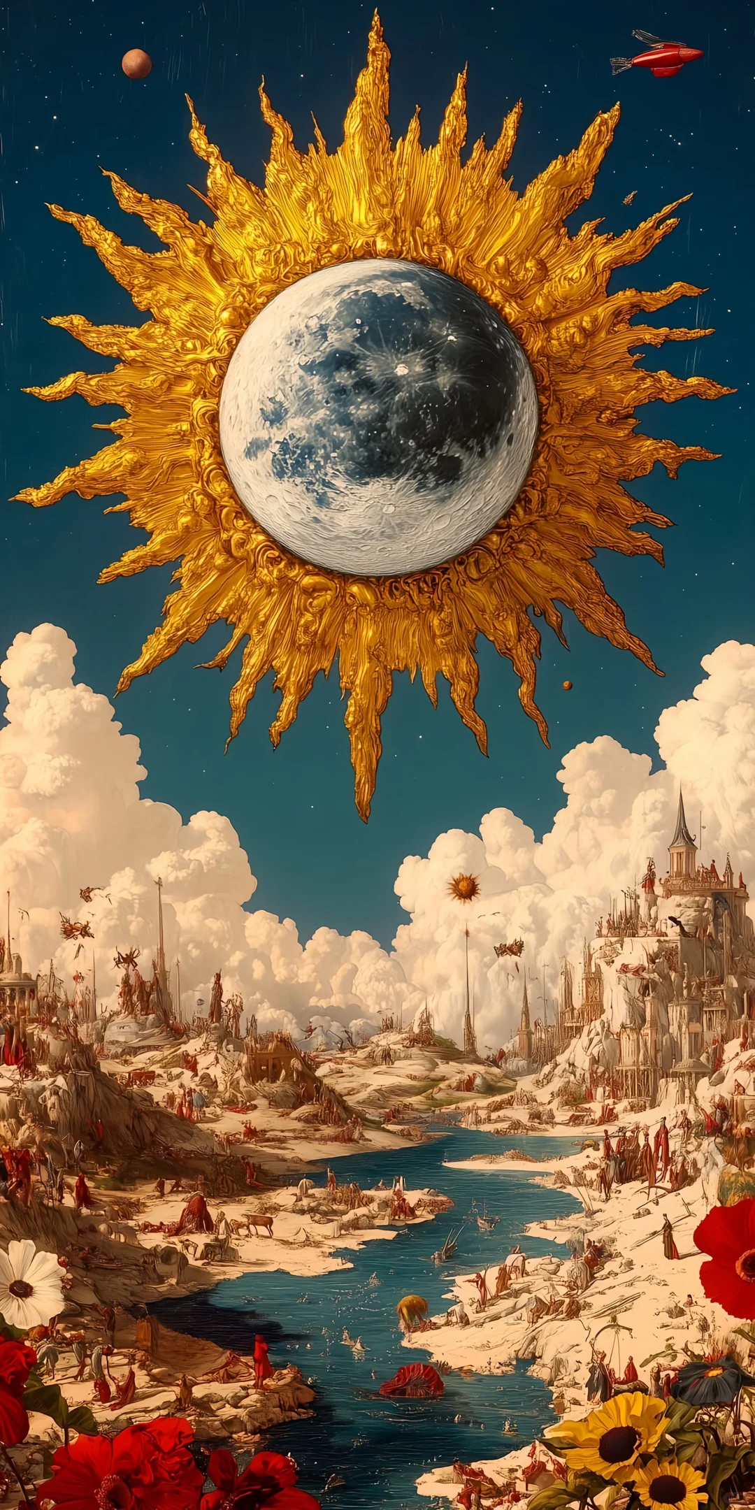 日月壁纸｜Sun and Moon Wallpaper☀️?