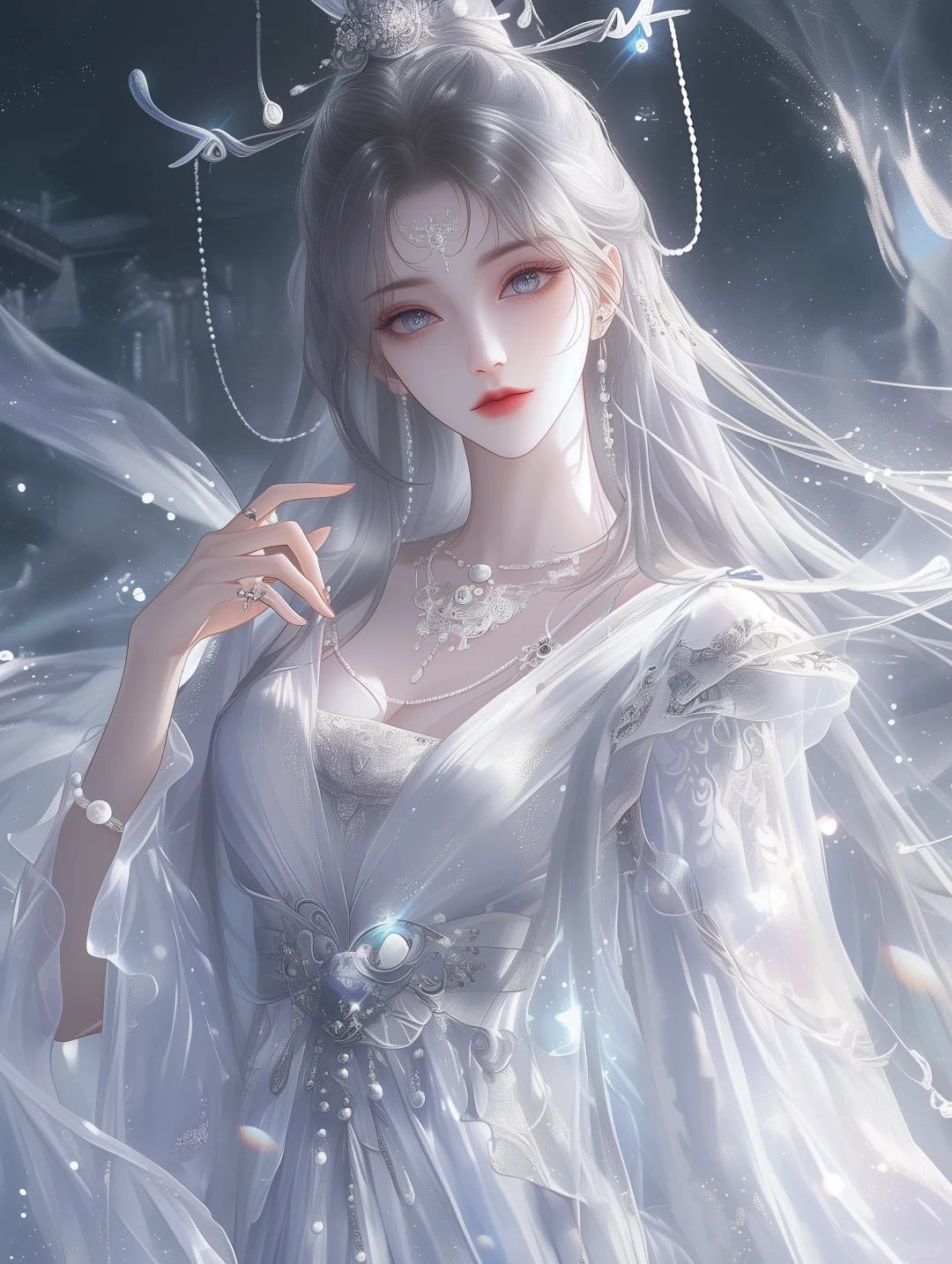 MJ | 寒冰雪女拟人图