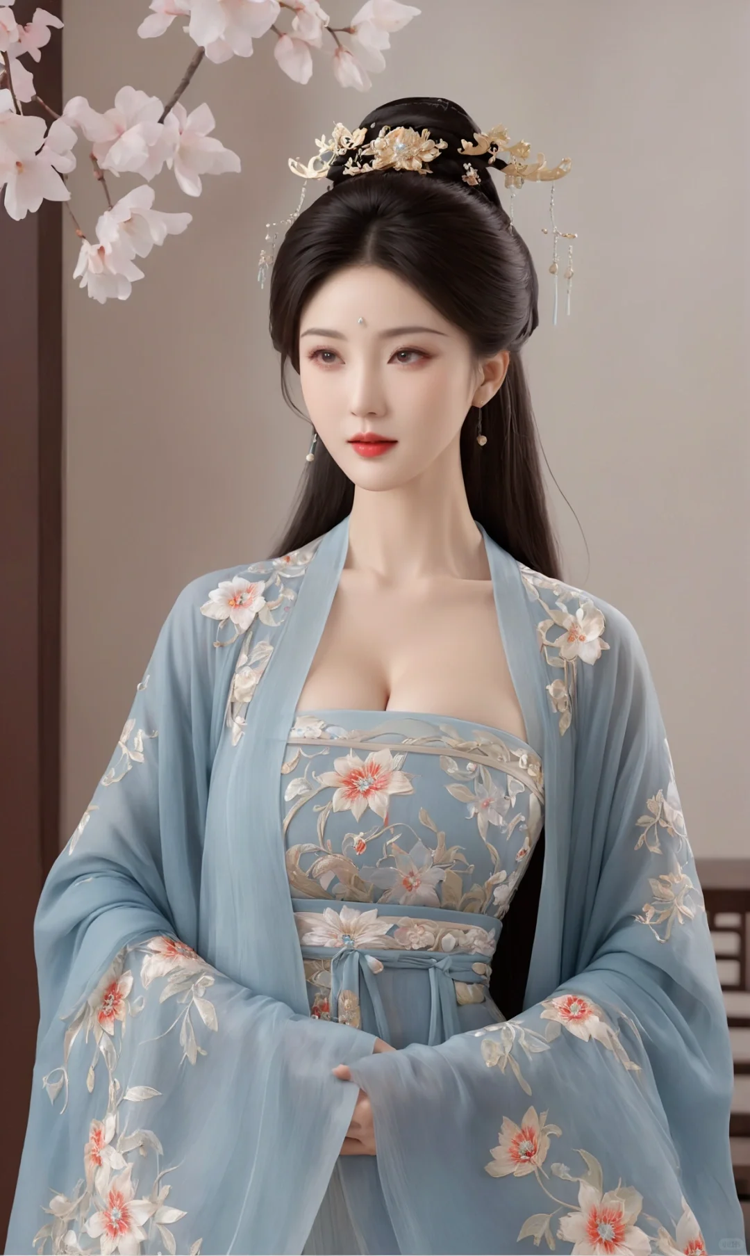 AI汉服美女壁纸