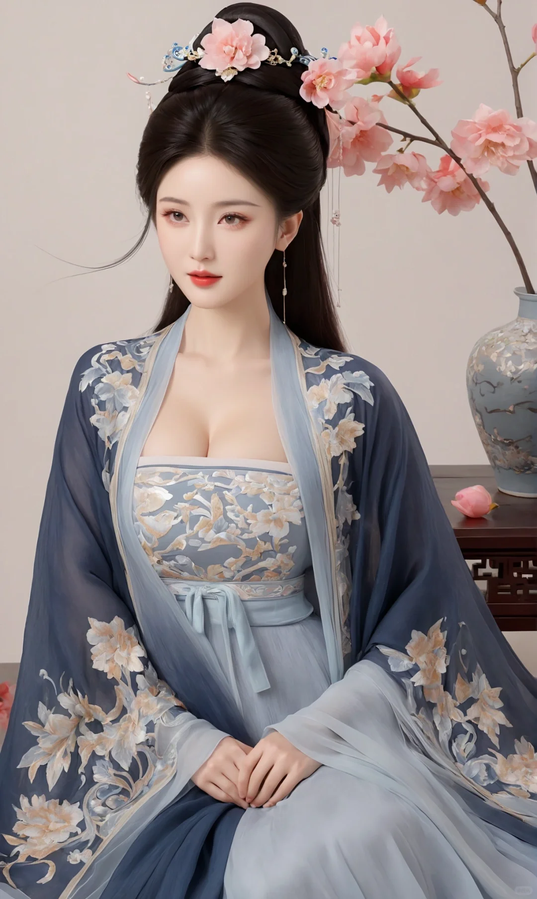 AI汉服美女壁纸