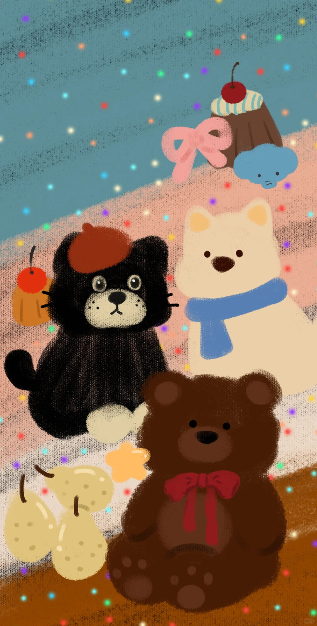 🤎秋冬复古ins风壁纸系列🐻🐕‍🦺