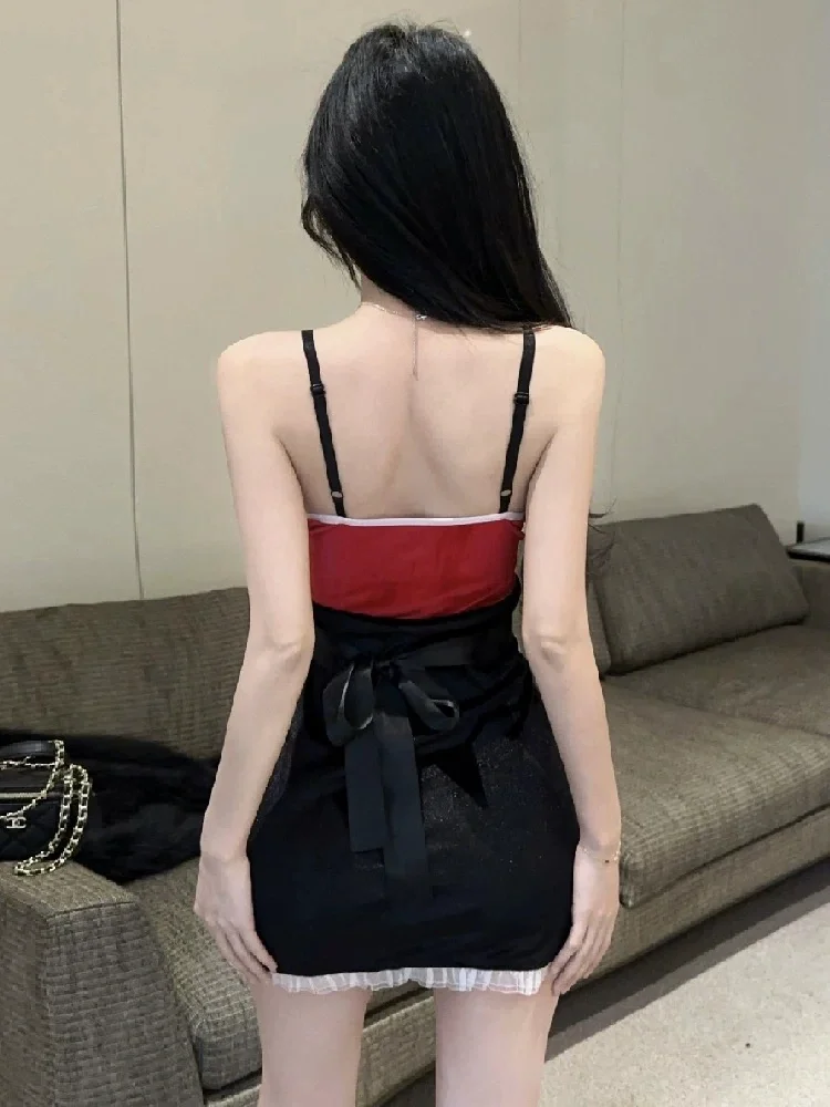 性感吊带裙👗显瘦必备