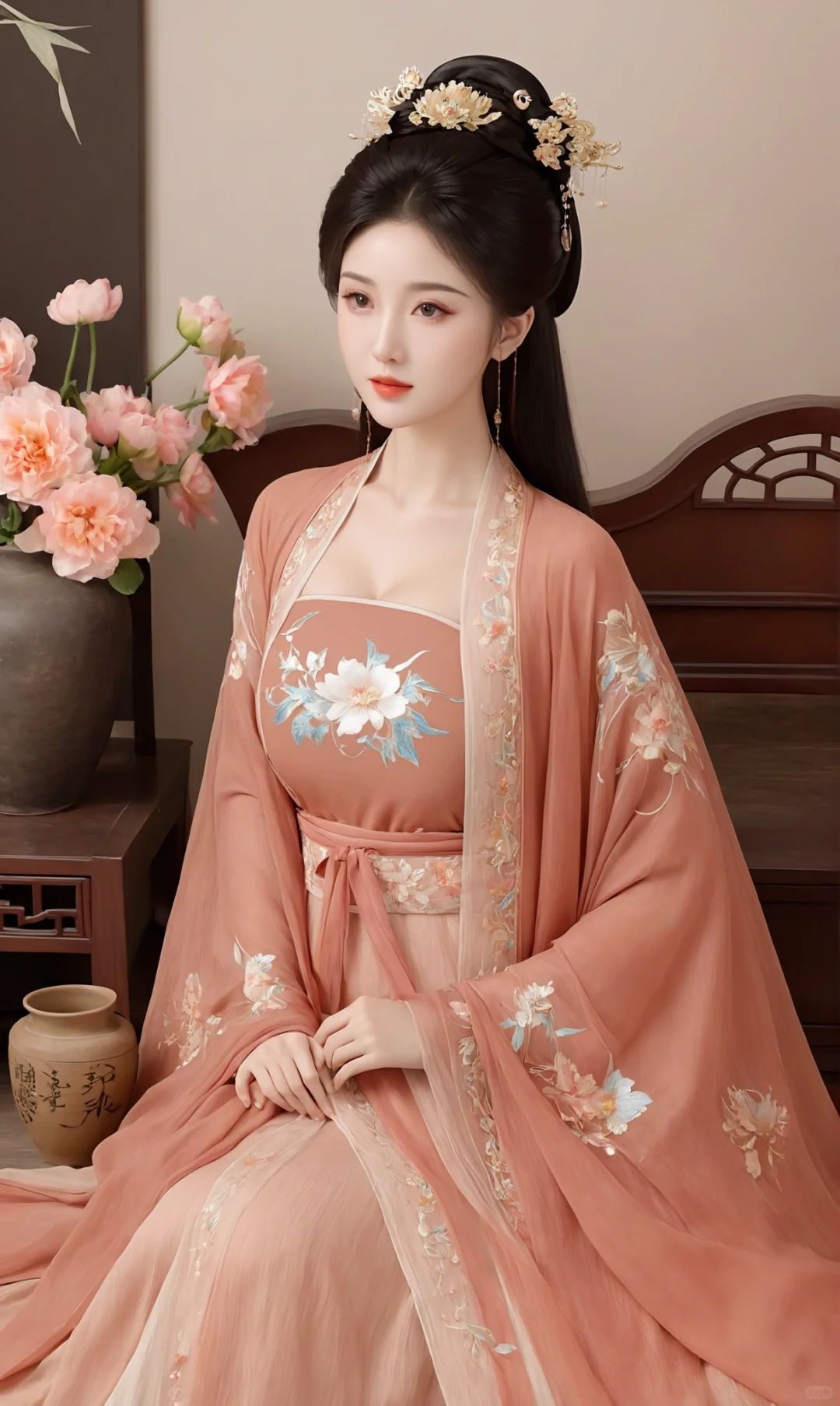 AI汉服美女壁纸