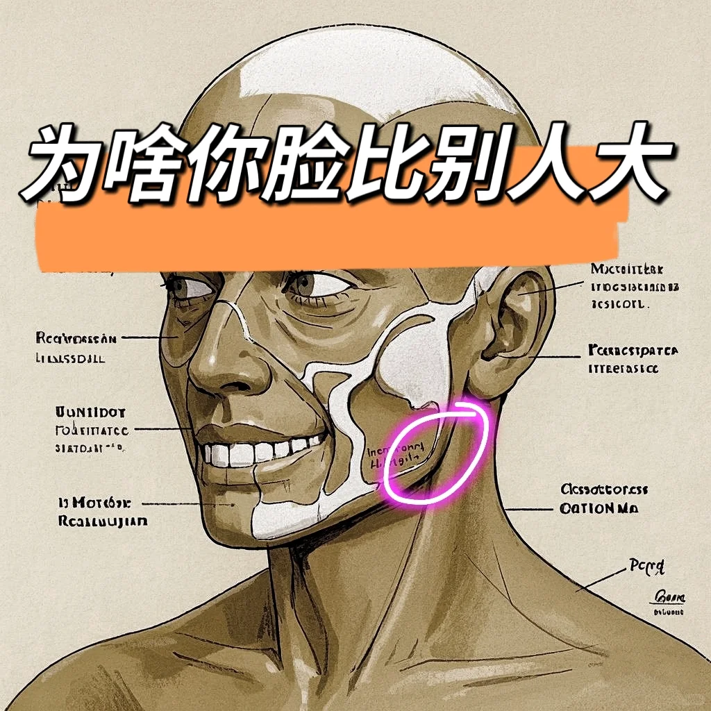 揭秘❗️为啥你脸看着比别人大