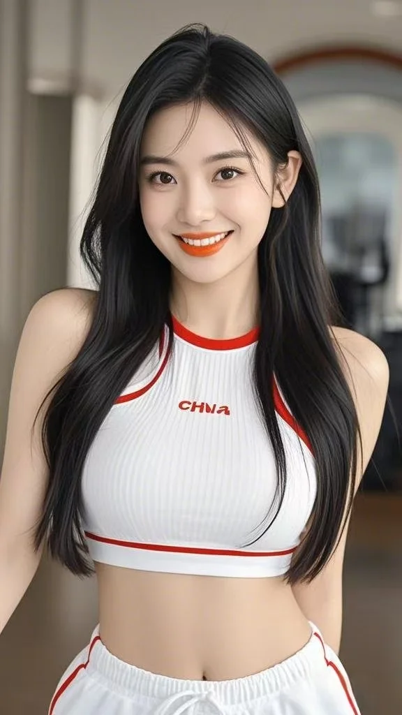 美到犯规的运动少女