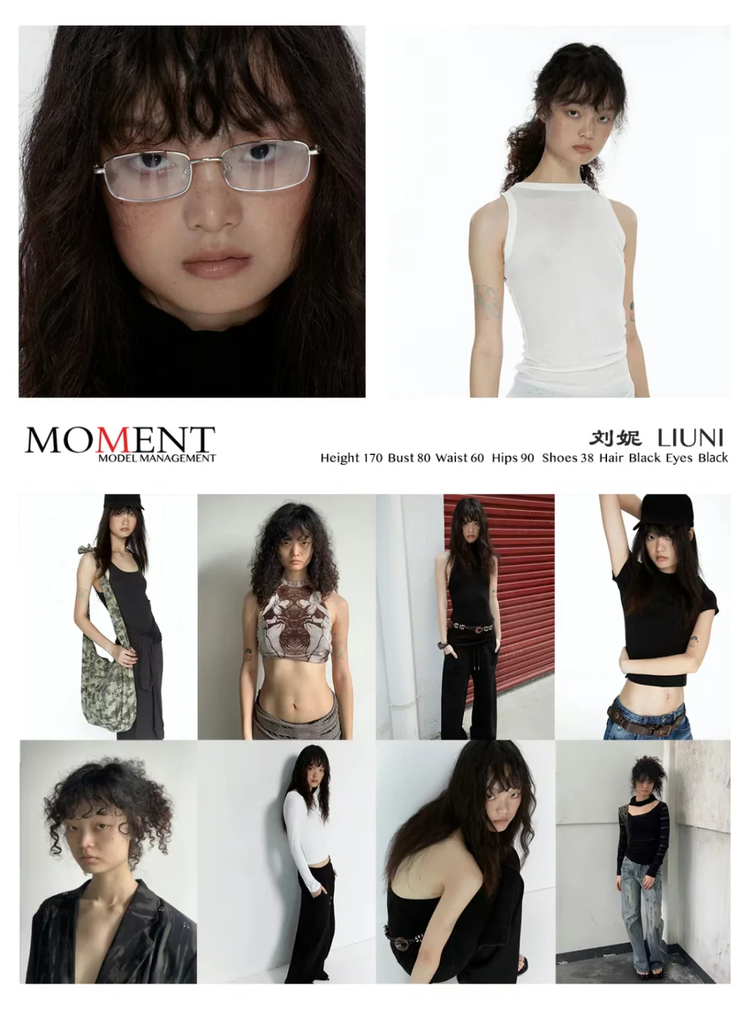 Moment Models｜女模卡合集