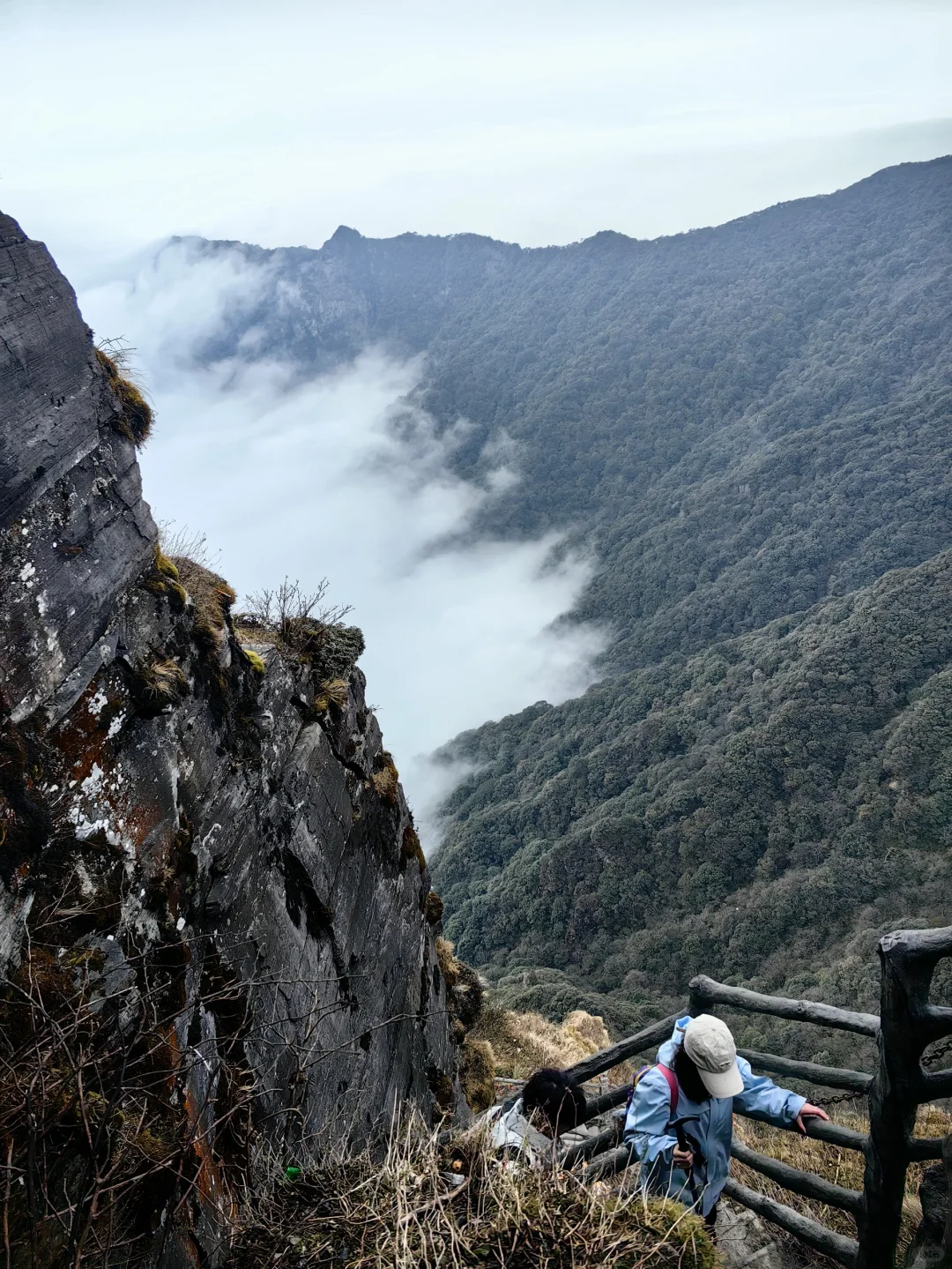 去爬山吧风会给你答案↔️今天的梵净山