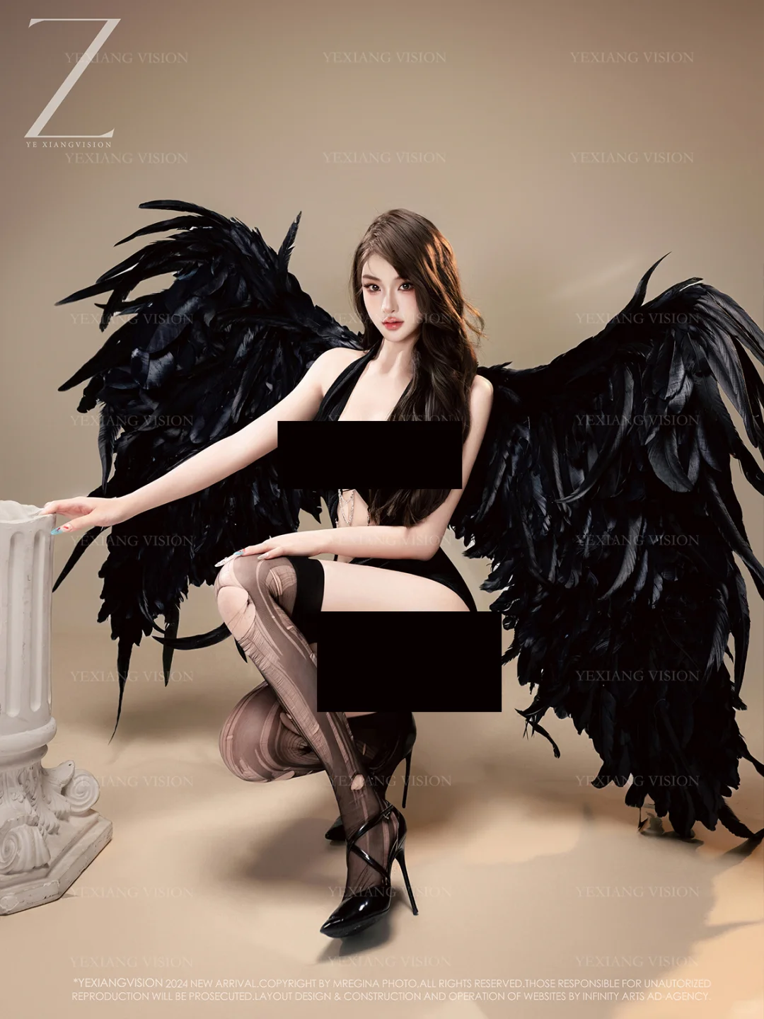 YeXiang✖BLACK ANGEL?暗黑天使写真