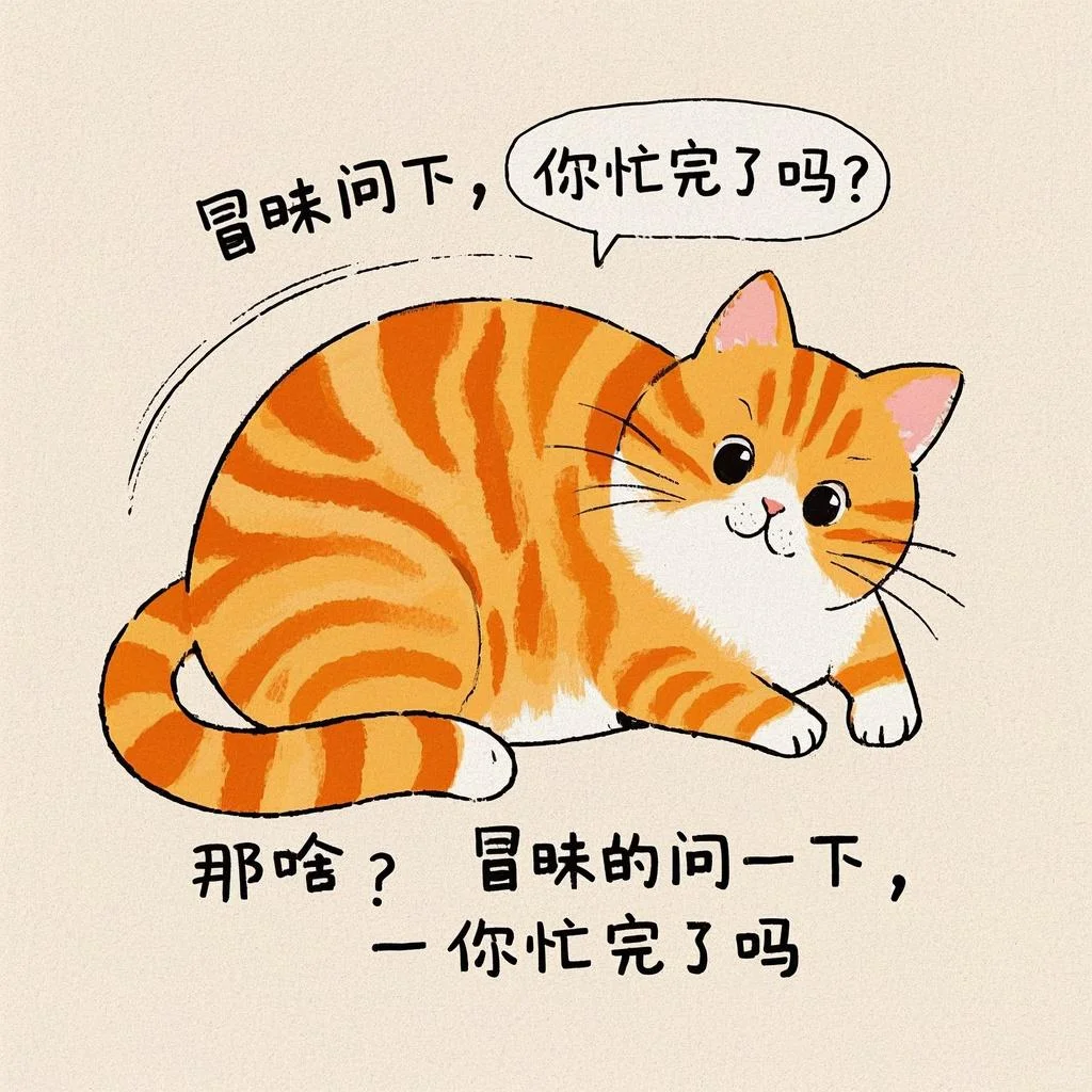 适合发给对象的猫咪表情包