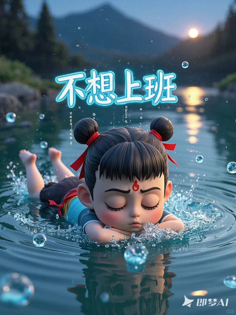 AI哪吒 - 哪吒真的不想上班？