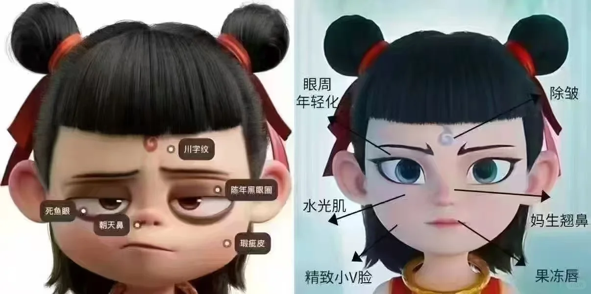 y美人看哪吒