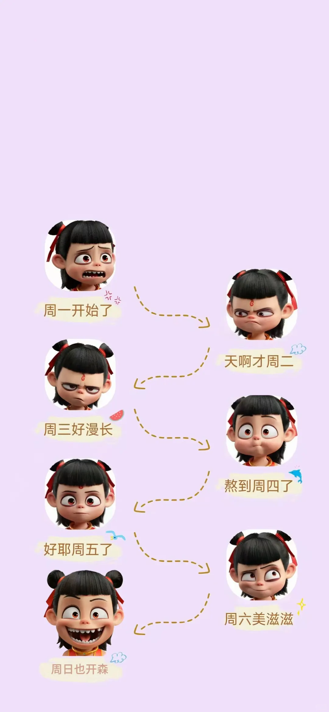 哪吒一周壁纸