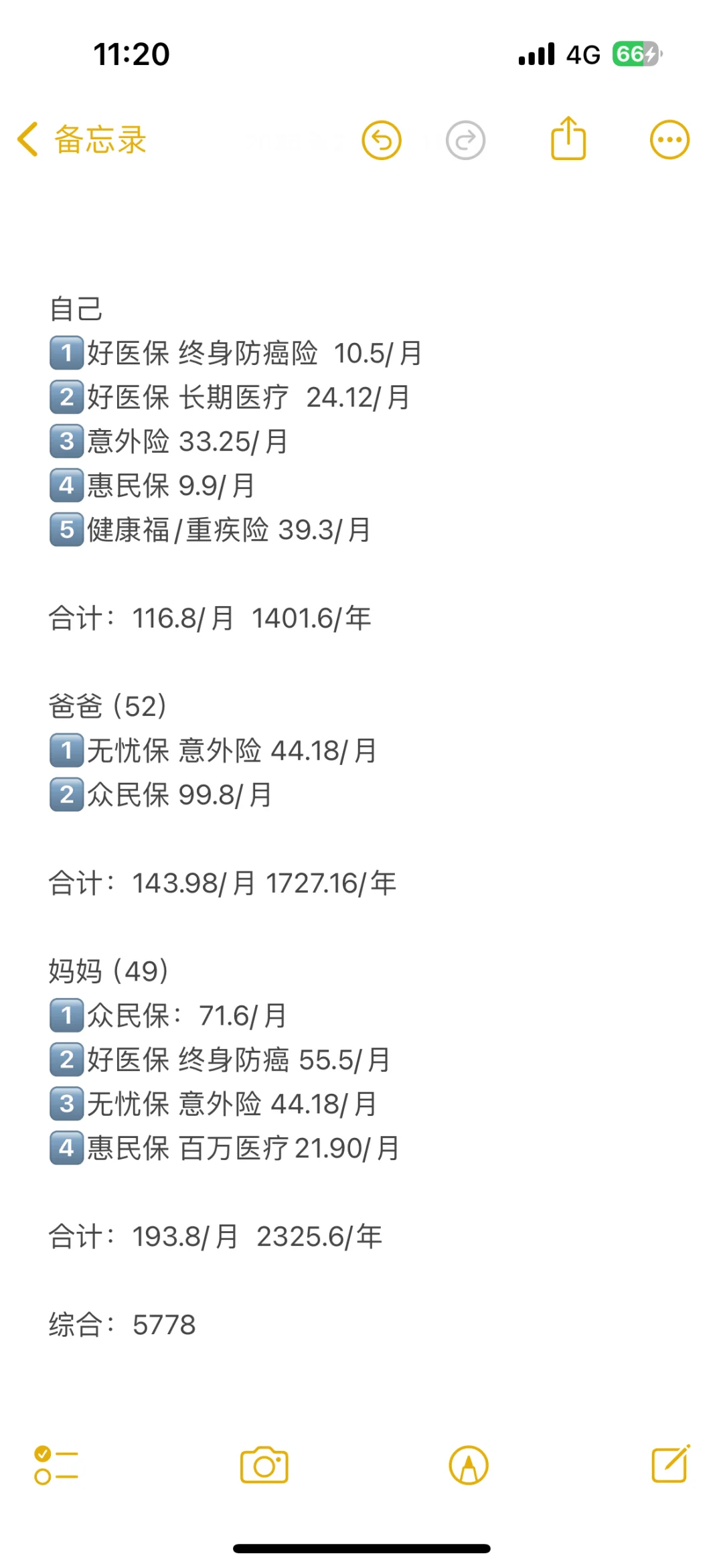 26岁女生给家里买的保险