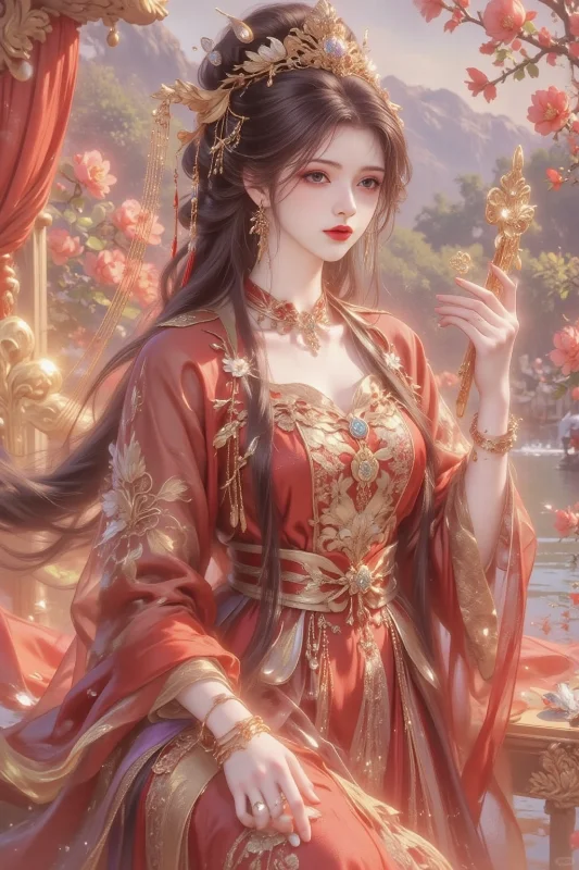 古风唯美国漫女神头像壁纸插画坚持热爱❤️