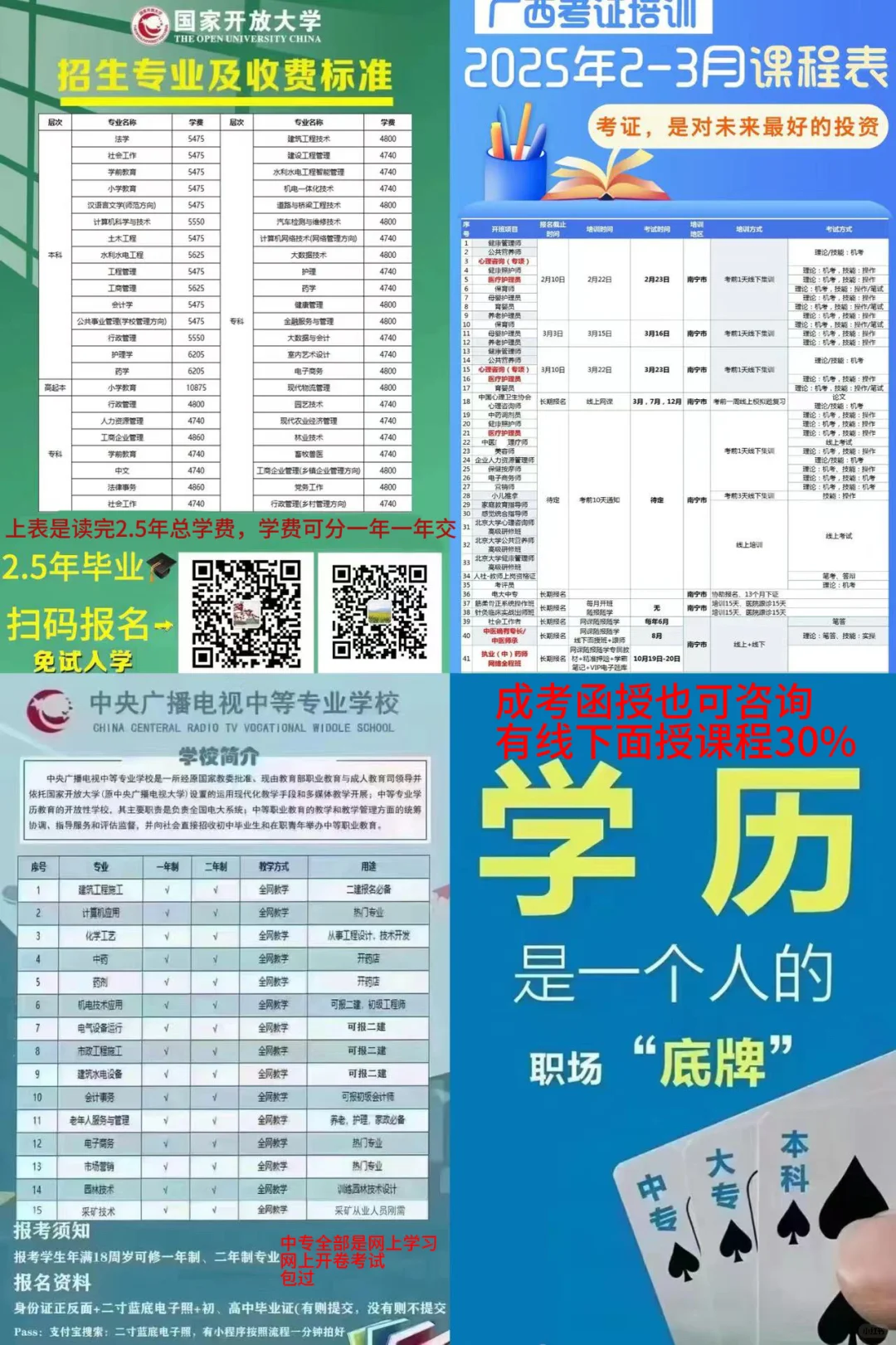 不要让学历断层，特别是初中学历