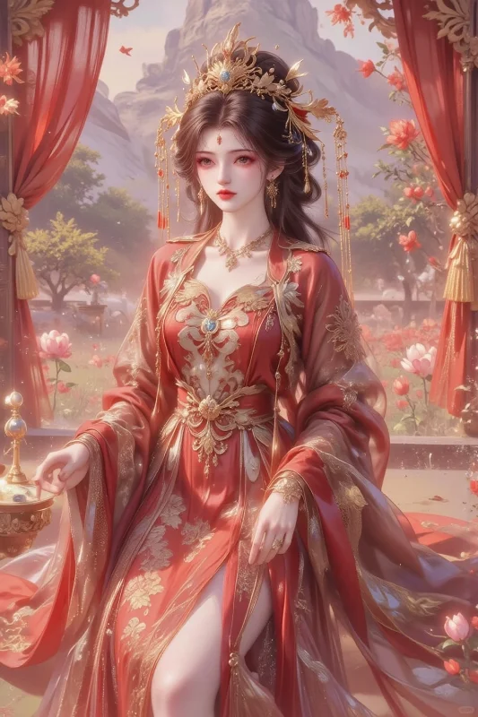 古风唯美国漫女神头像壁纸插画坚持热爱❤️