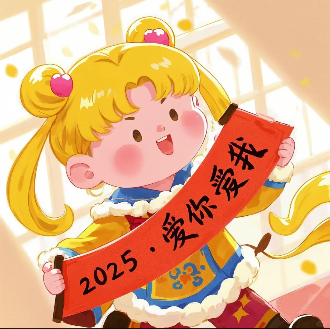 2025 爱你 爱我 |超可爱美少女战士头像