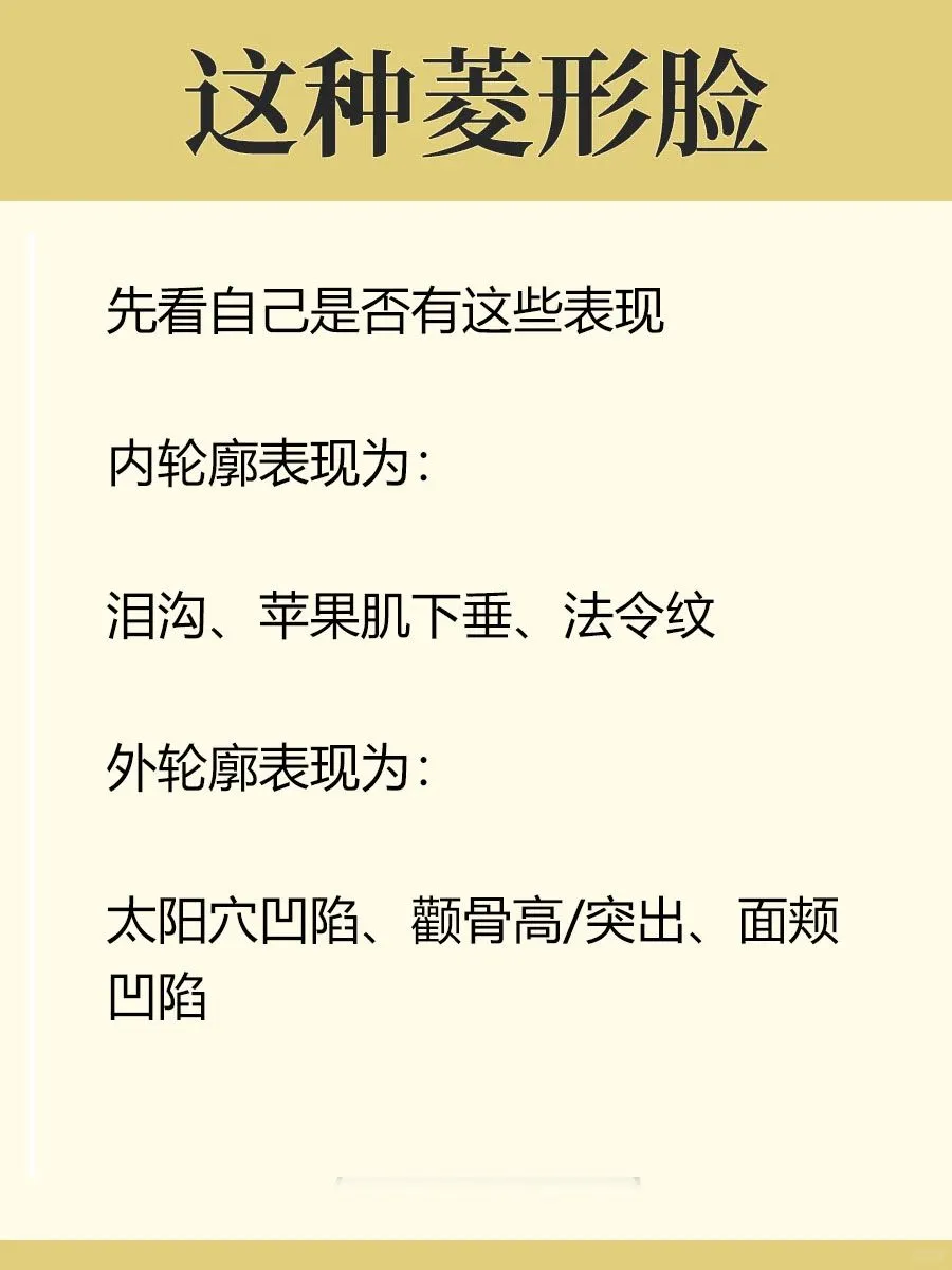 谁懂有这种菱形脸，简直就是微调圣体‼