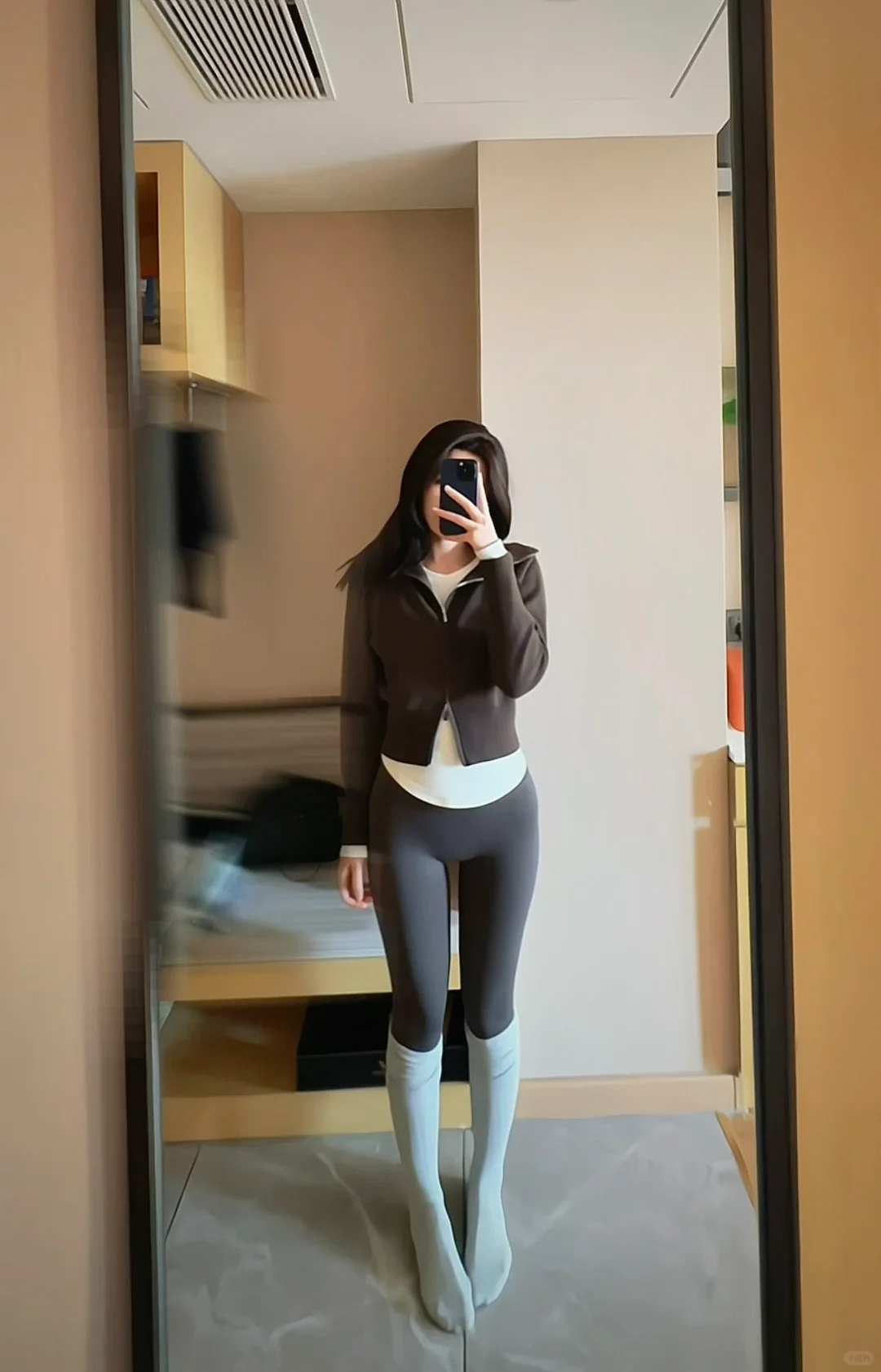 leggings➕小腿袜