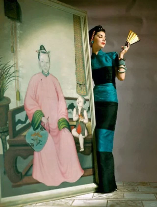 1950s，旗袍之美不止于东方