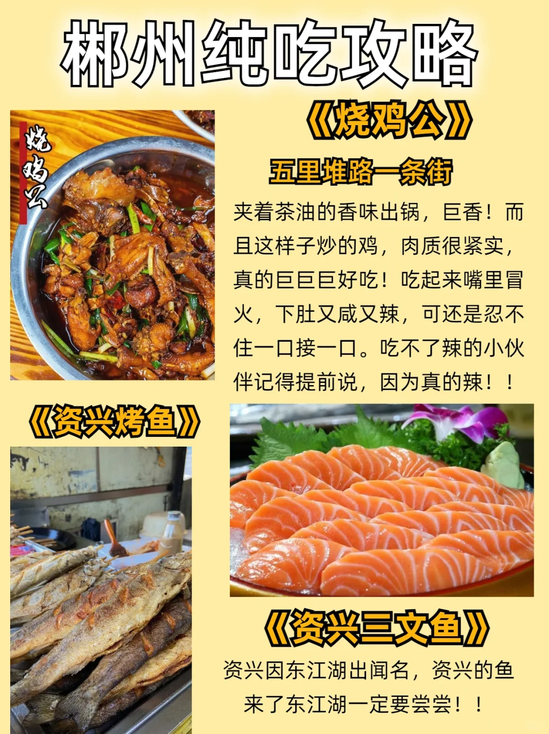 本地人安利，外地人来郴州的美食攻略?