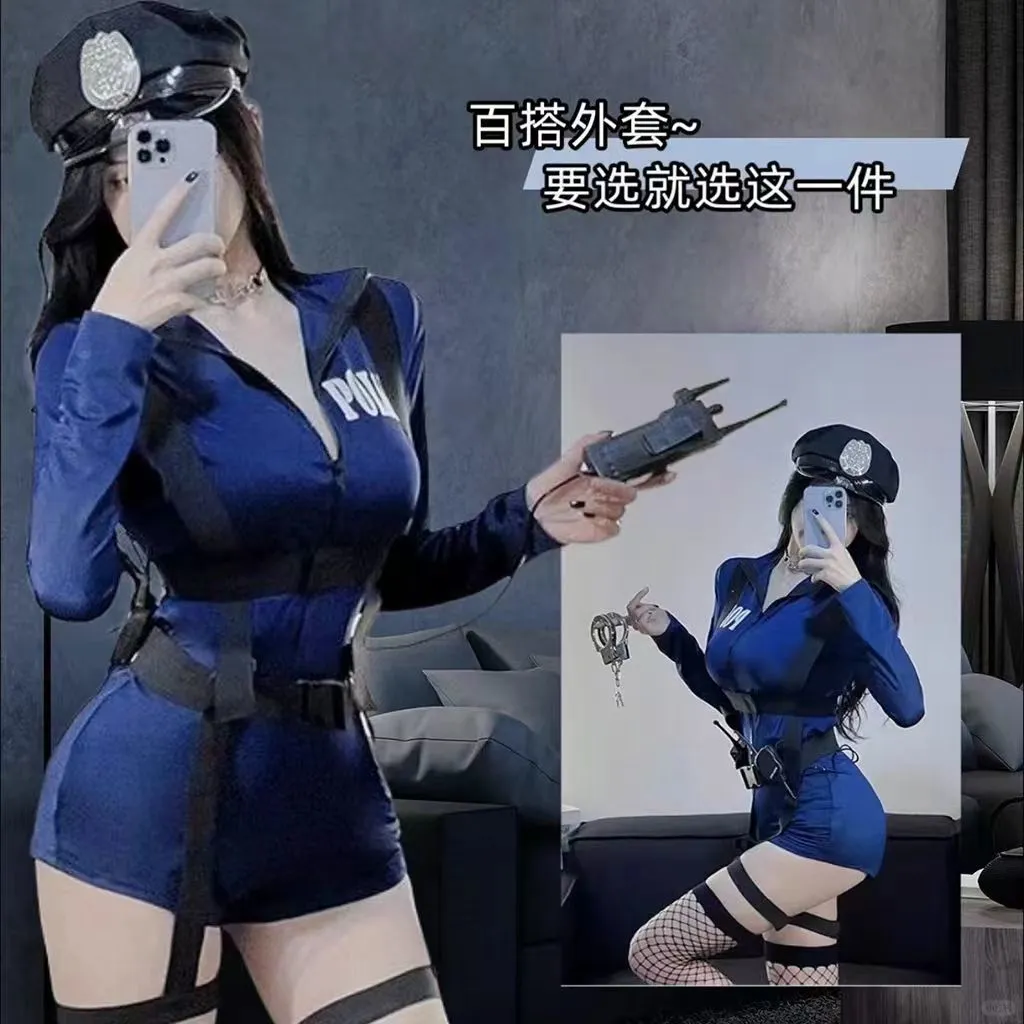 ?性感女警万圣节cosplay大放送?