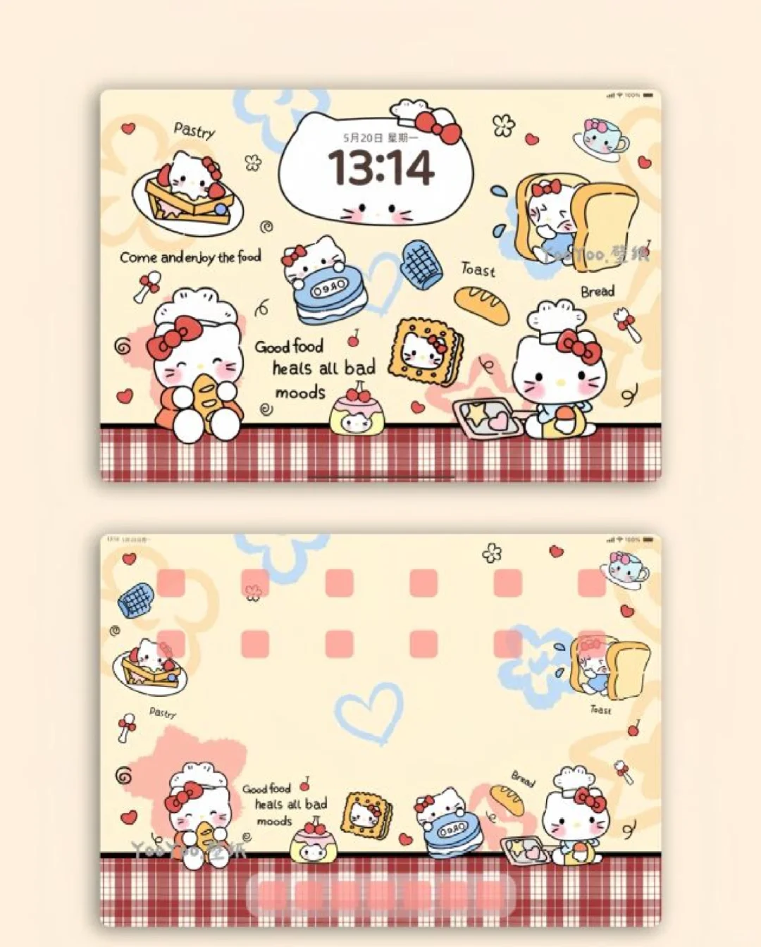 糕点师hellokitty·平板壁纸kitty