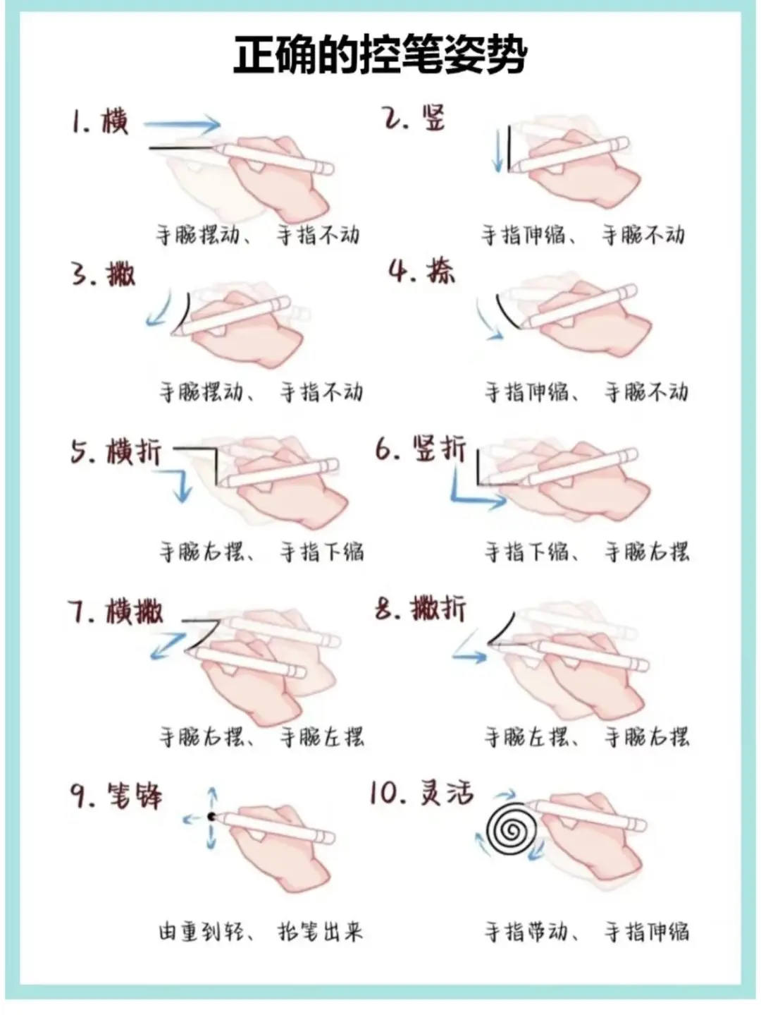 真后悔没有早点控笔 控笔全套素材❗️|||插画