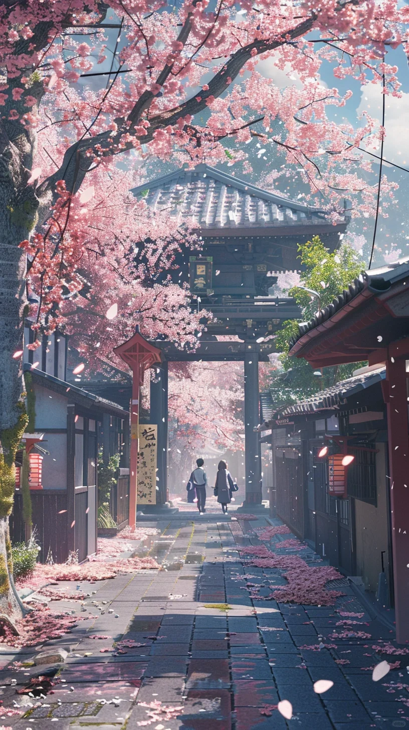 樱花｜神社｜治愈作品~