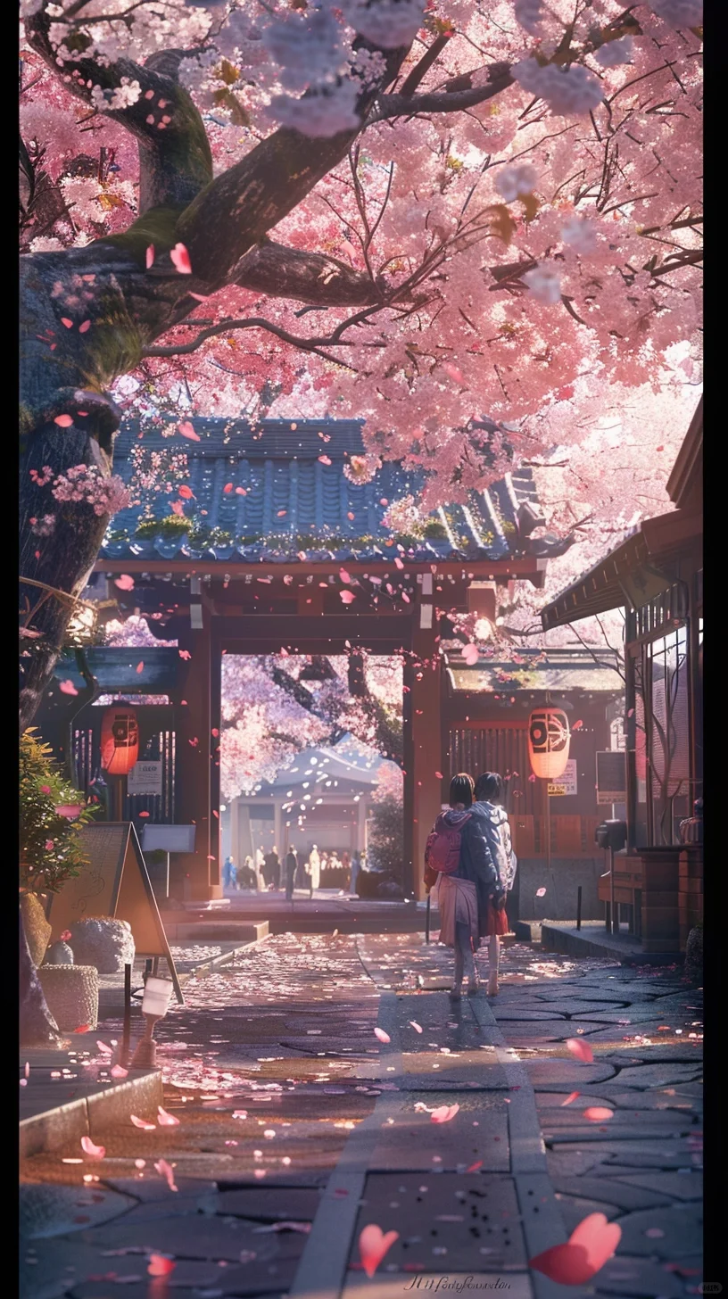 樱花｜神社｜治愈作品~