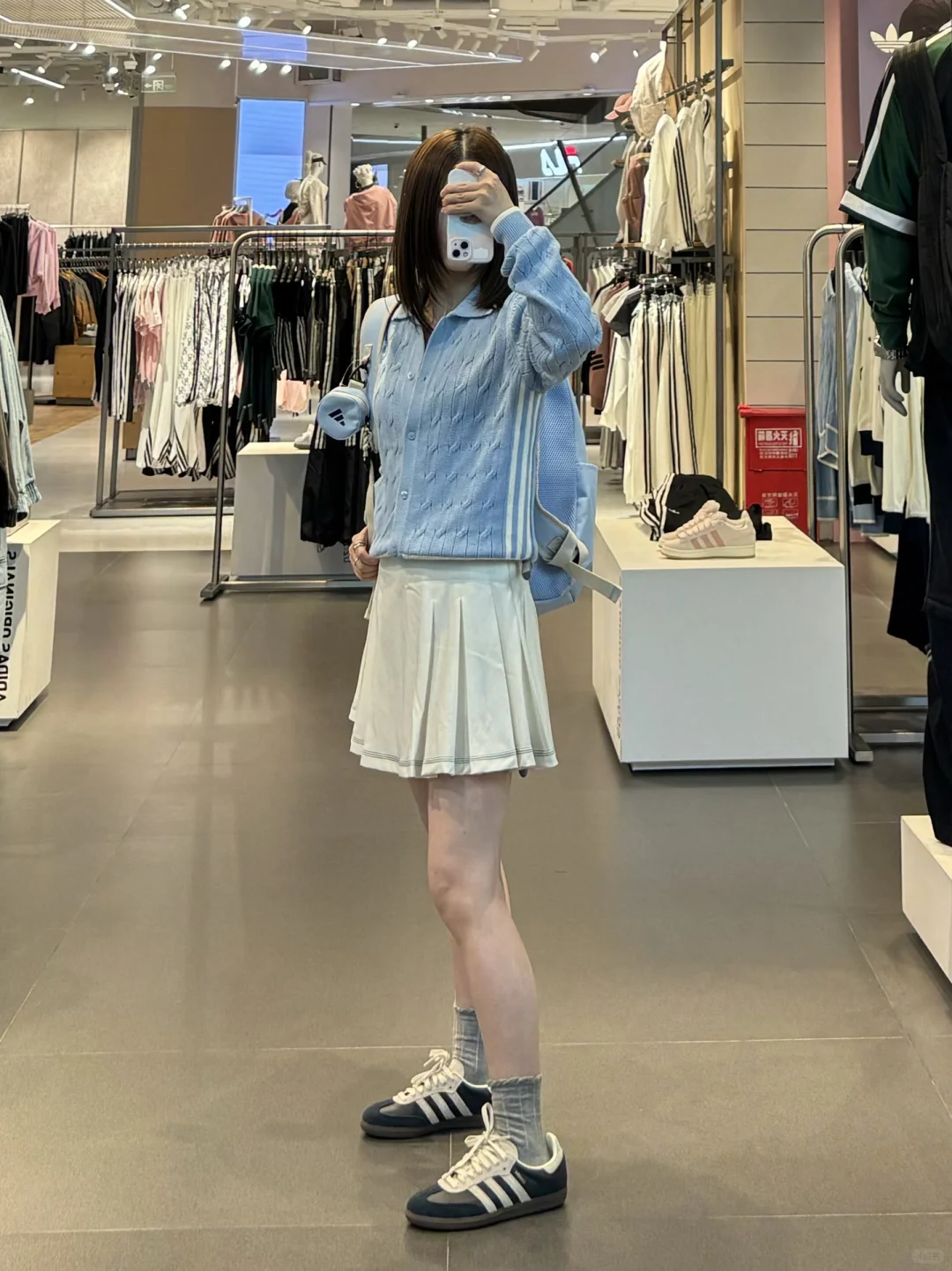 今日ootd：三叶草活力女大生?‍??